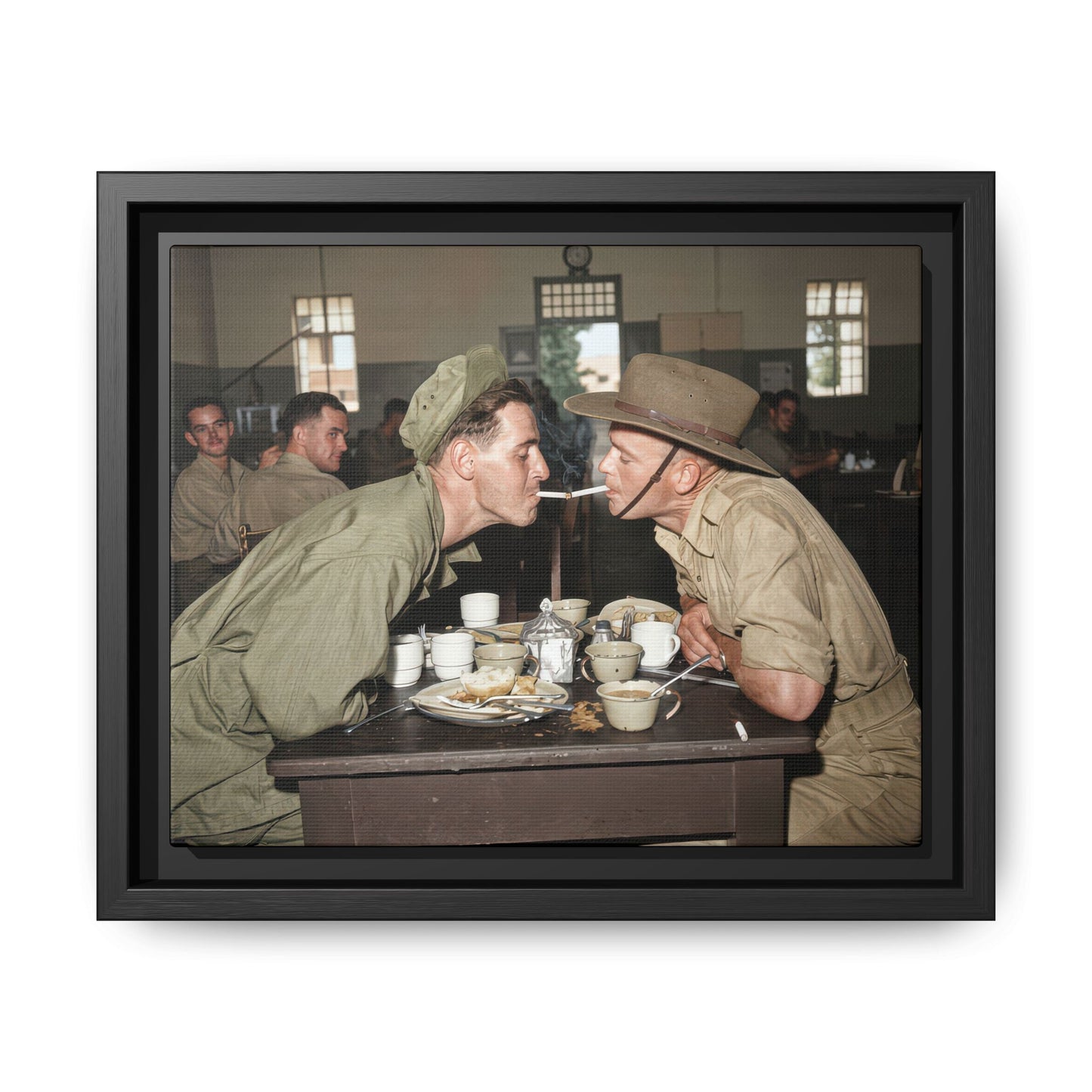 paire 143 | Framed Vintage Photo - Matte Canvas
