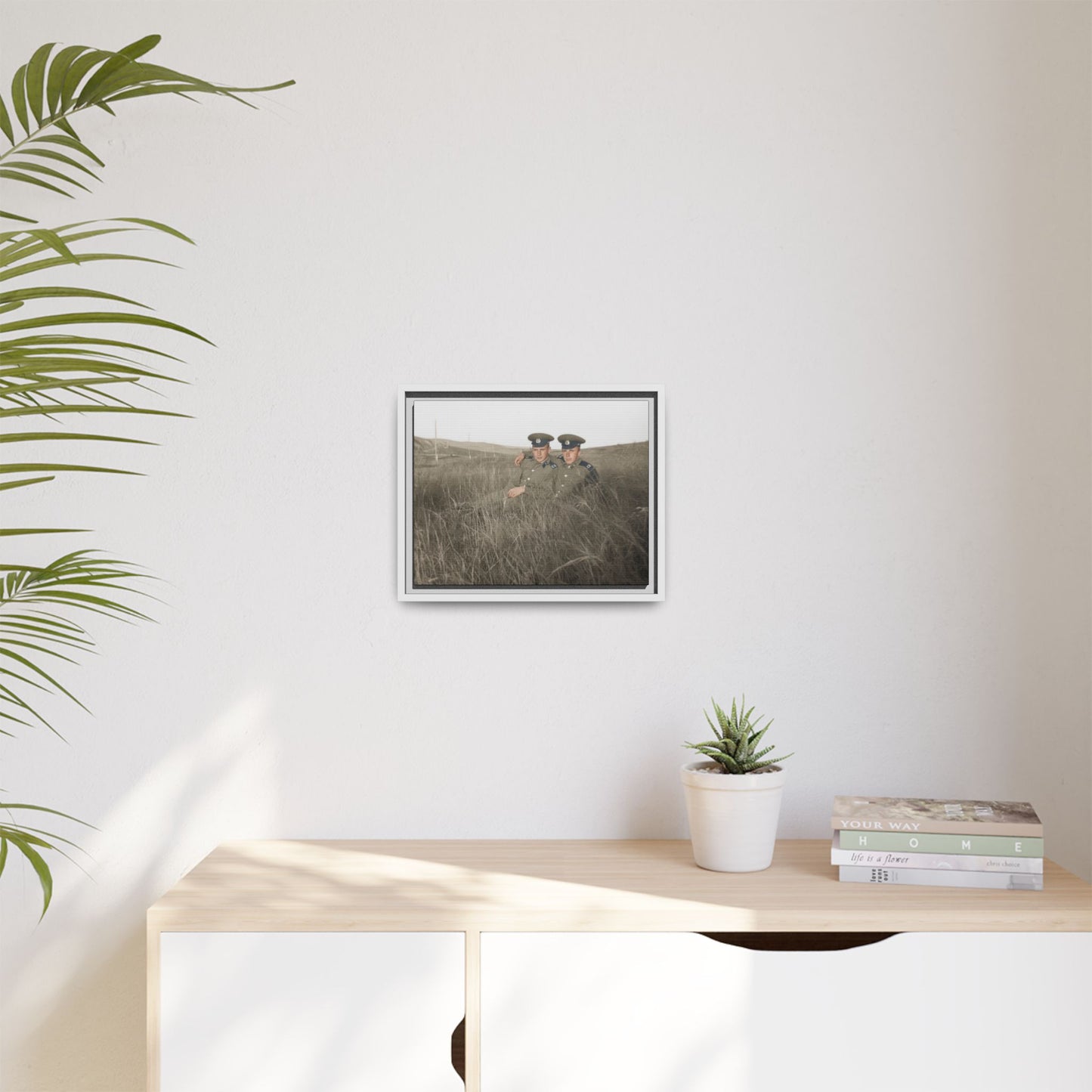 paire 082 | Framed Vintage Photo - Matte Canvas