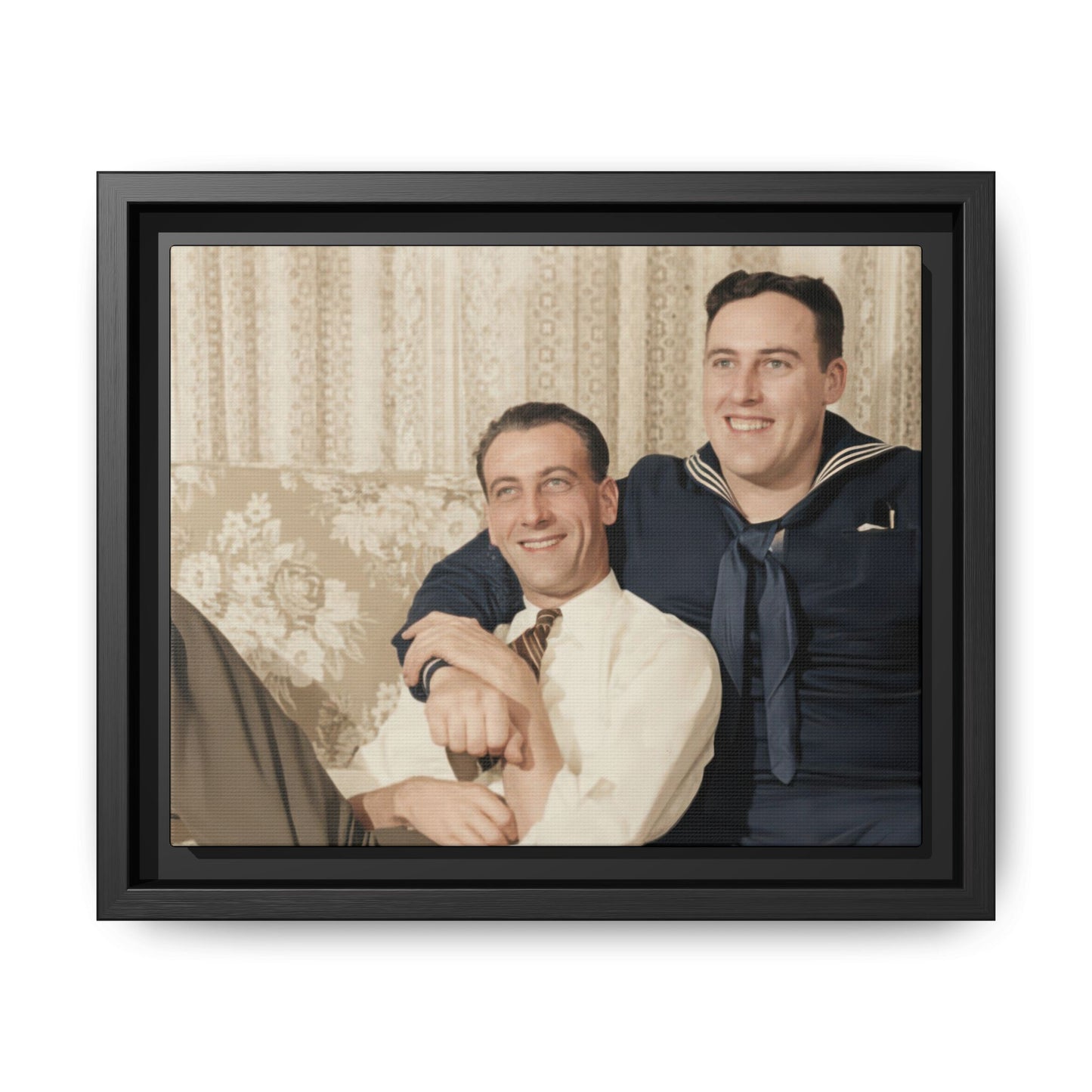 paire 108 | Framed Vintage Photo - Matte Canvas