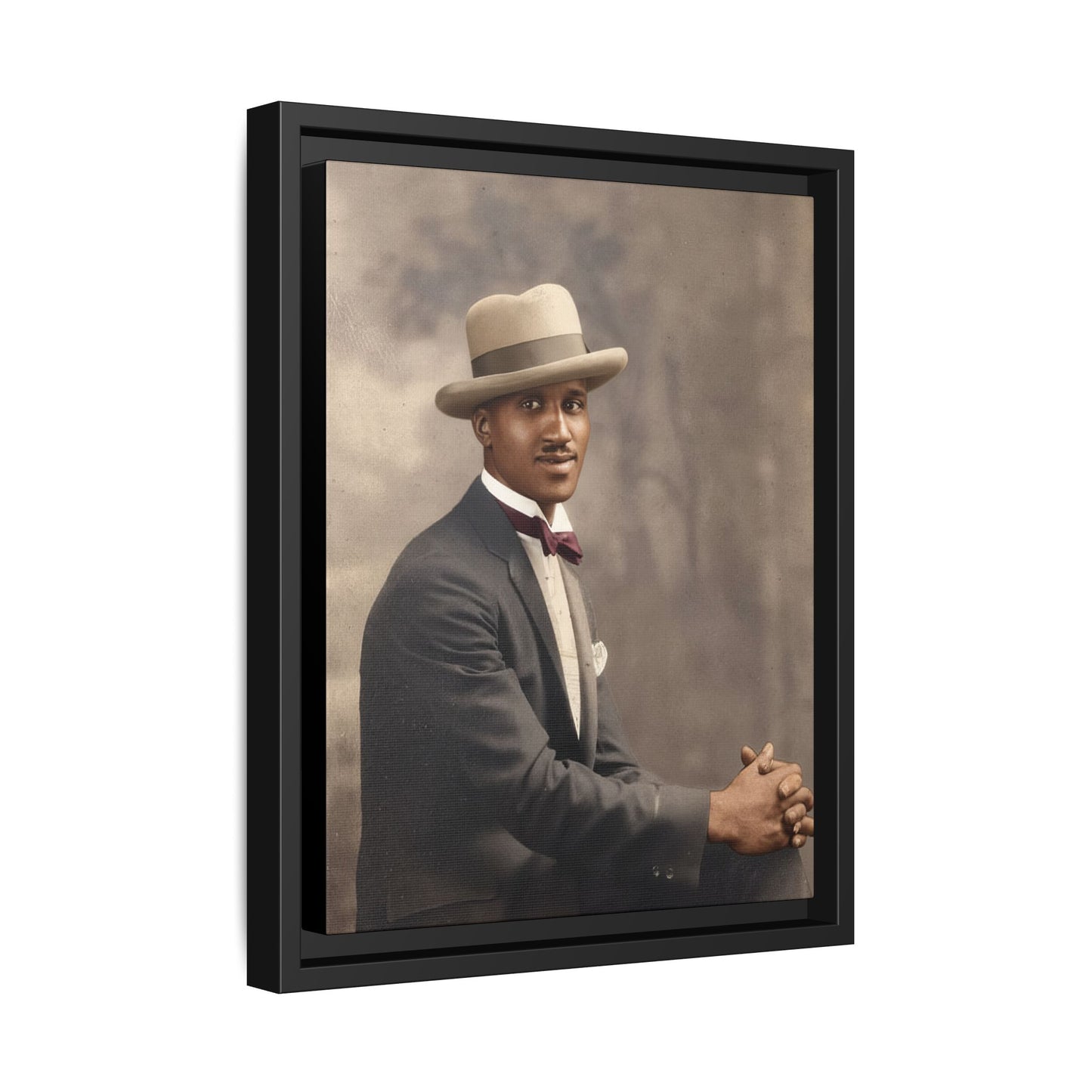 celibataire 004 | Framed Vintage Photo - Matte Canvas
