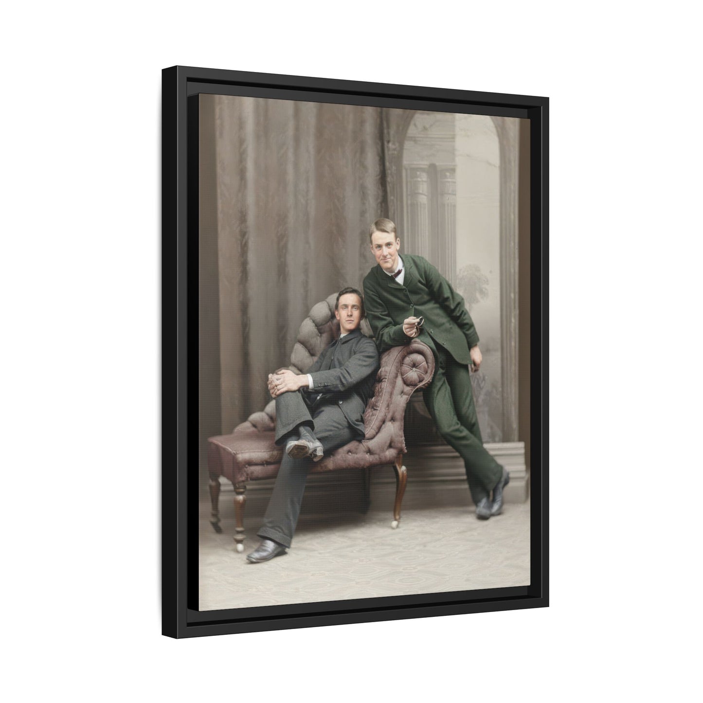 paire 148 | Framed Vintage Photo - Matte Canvas