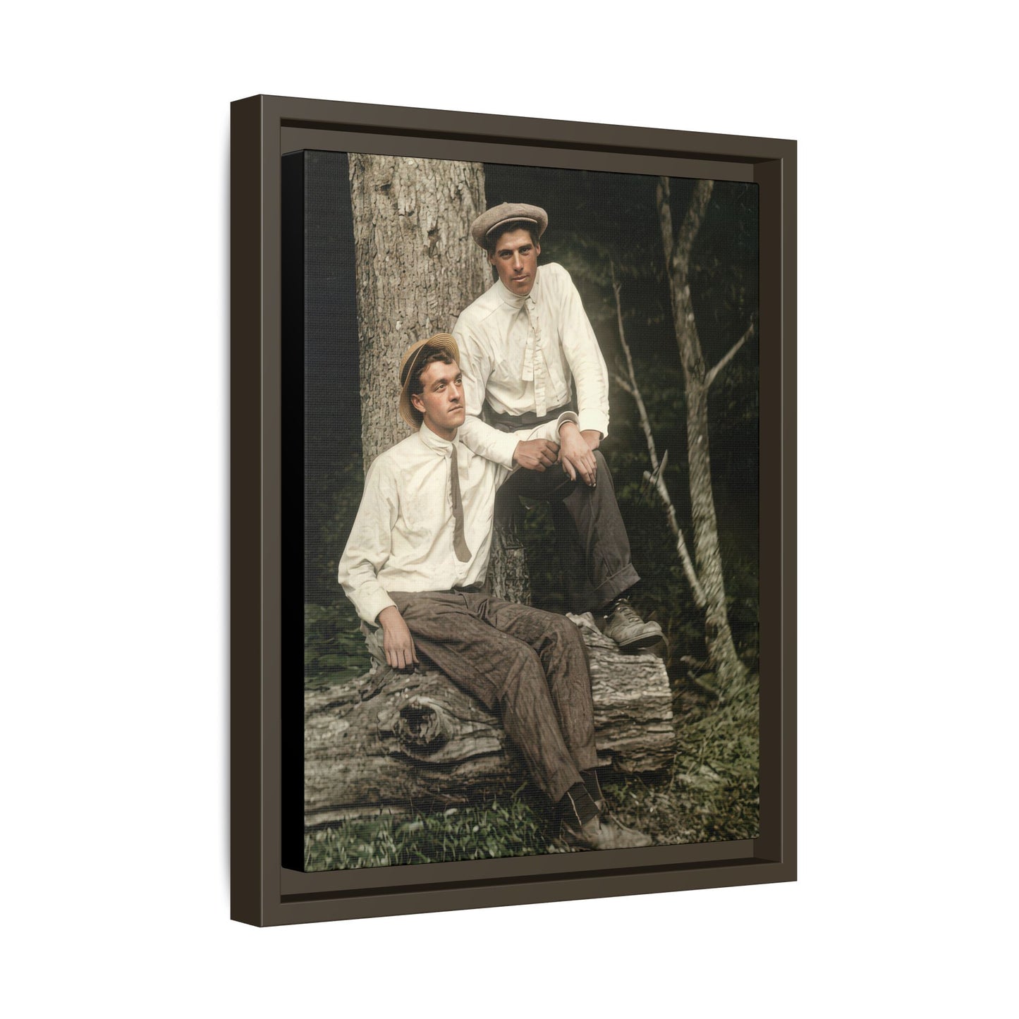 paire 140 | Framed Vintage Photo - Matte Canvas