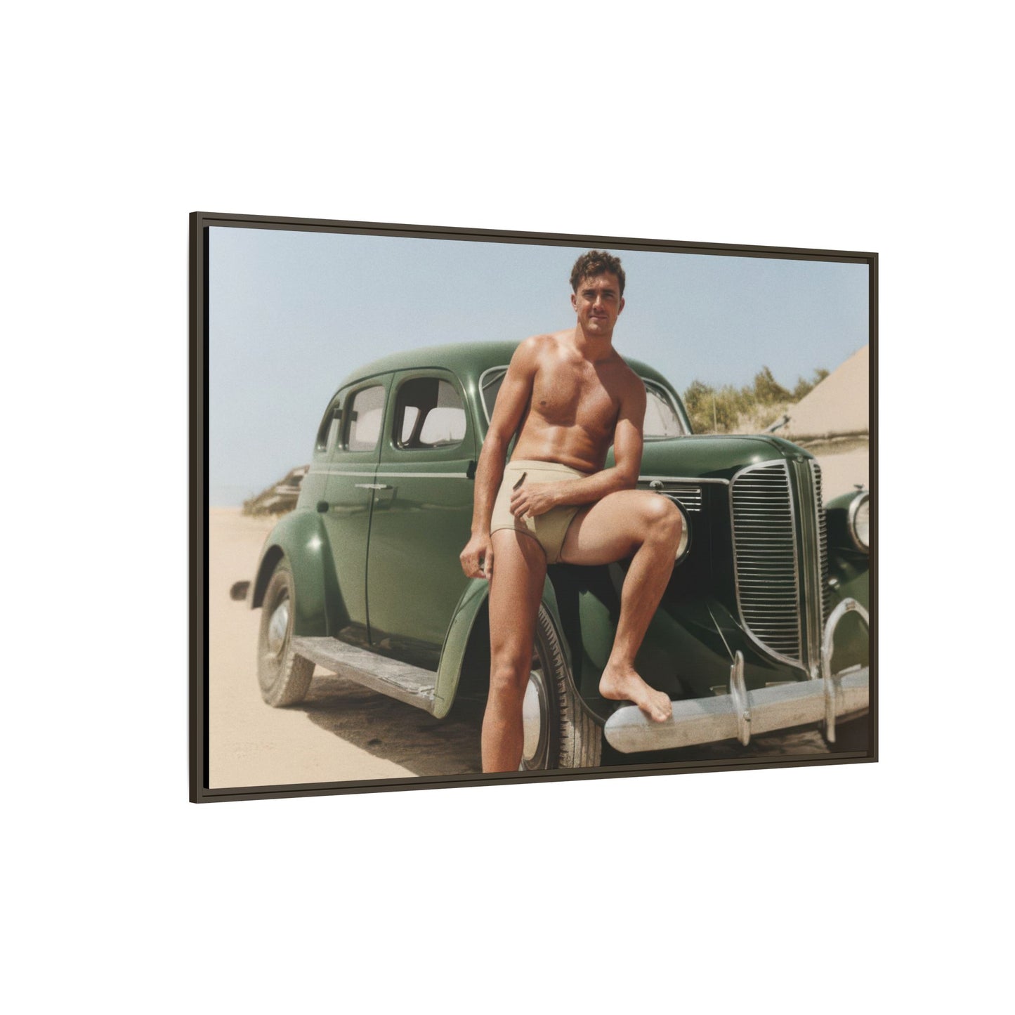 nager 022 | Framed Vintage Photo - Matte Canvas