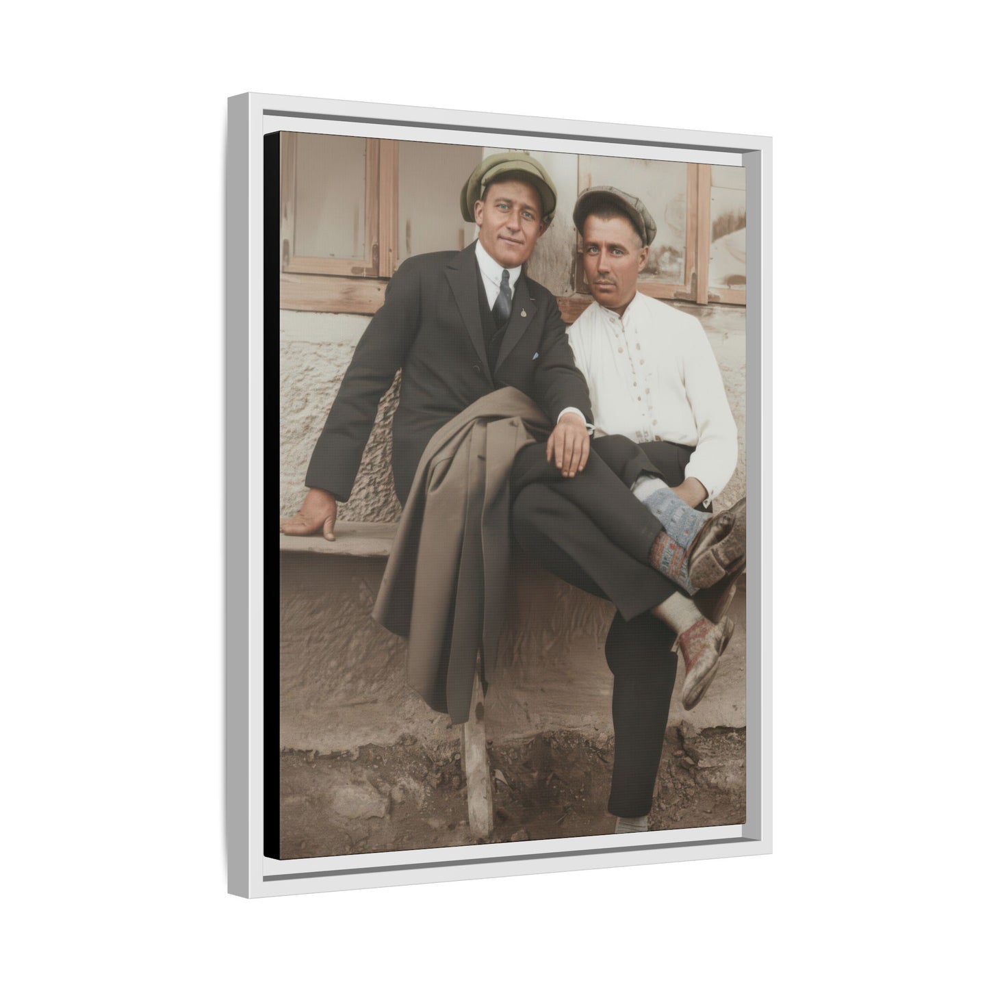 paire 097 | Framed Vintage Photo - Matte Canvas