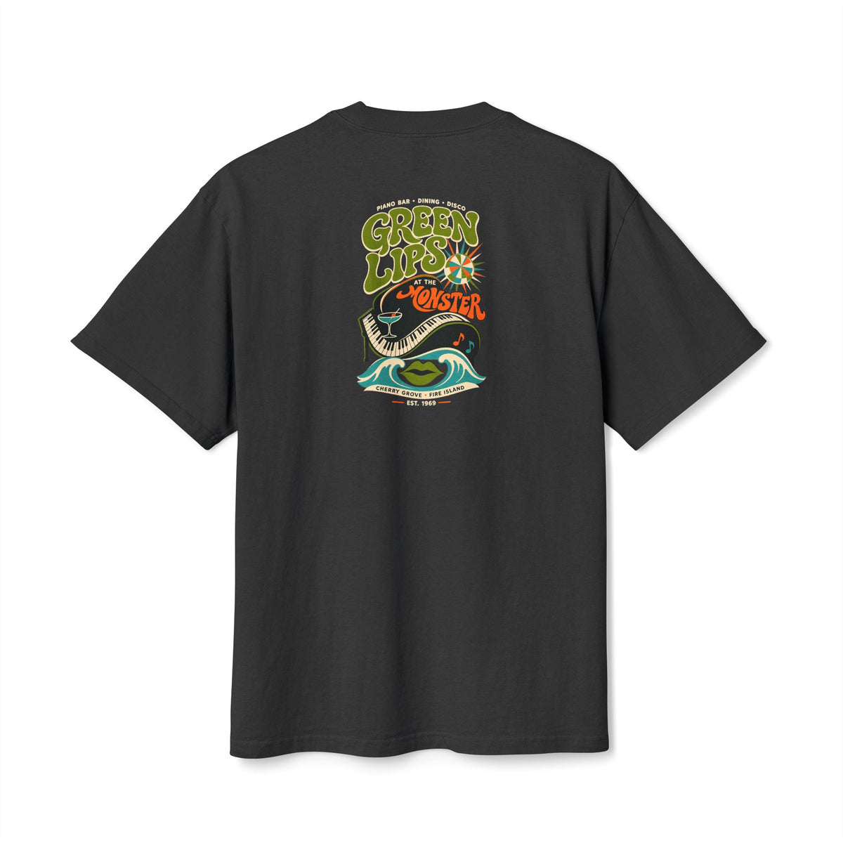 The Fire Island Monster Cherry Grove T-Shirt | Vintage Gay Bar History Tee