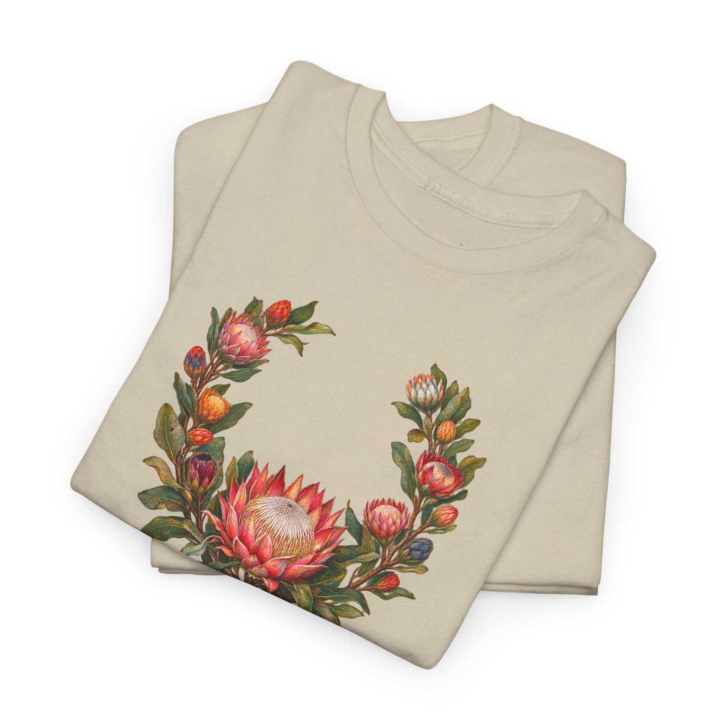 Ukuziqhenya King Protea Pride T-Shirt | South African Botanical LGBTQ+ Tee