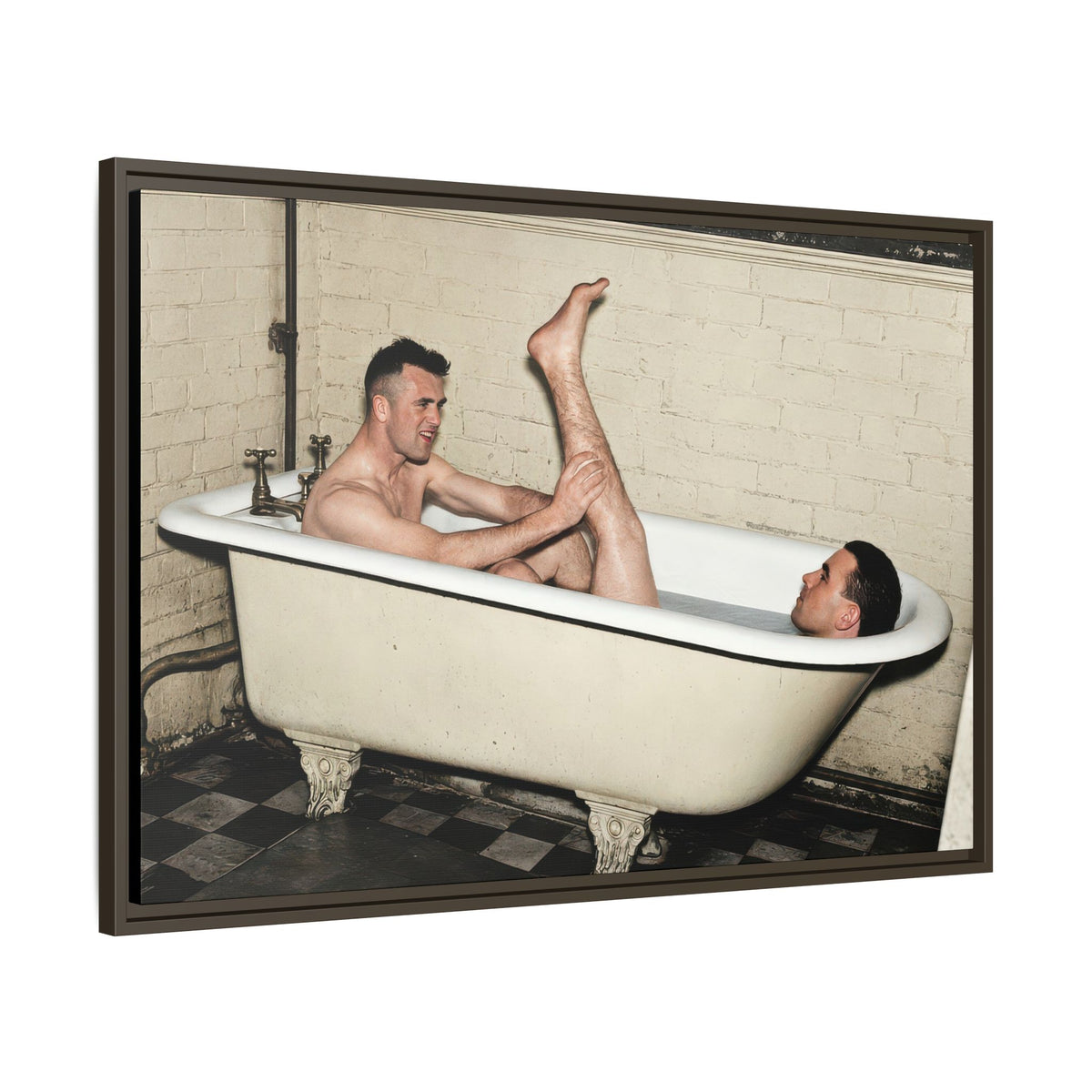 paire 162 | Framed Vintage Photo - Matte Canvas