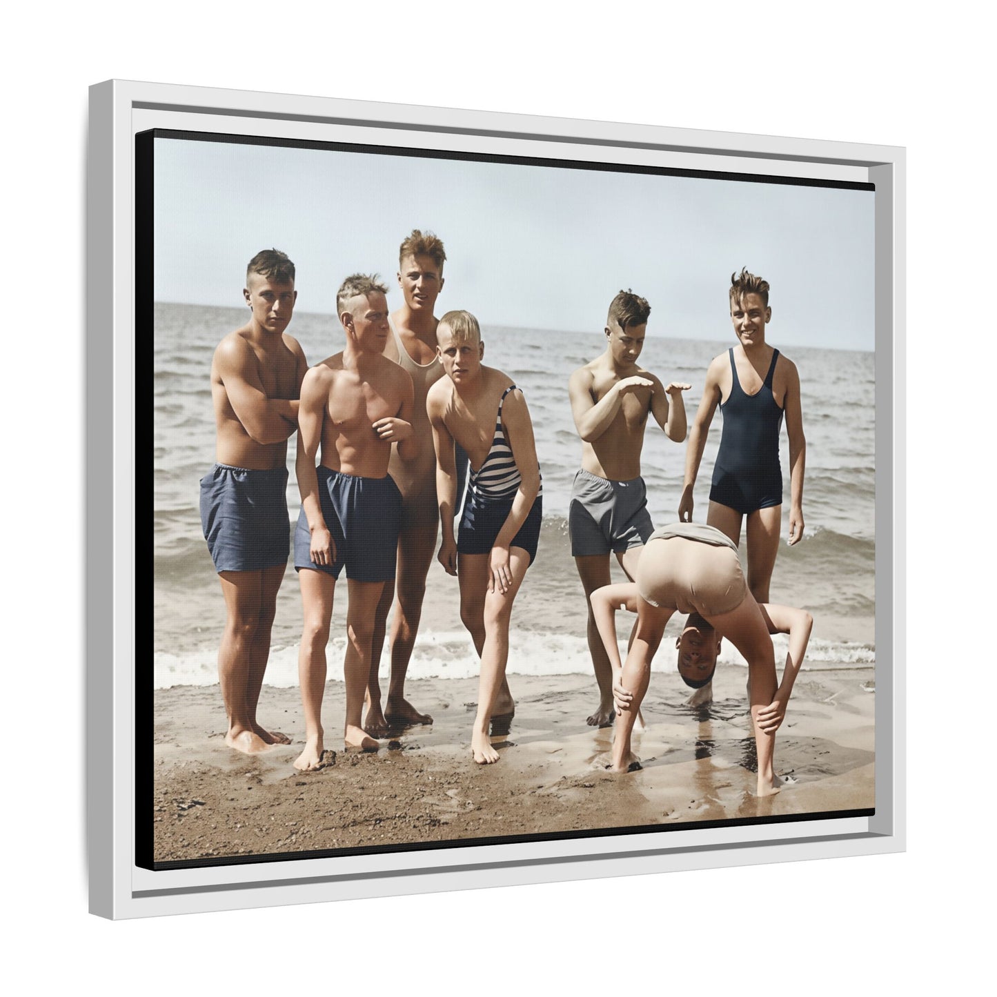 nager 045 | Framed Vintage Photo - Matte Canvas