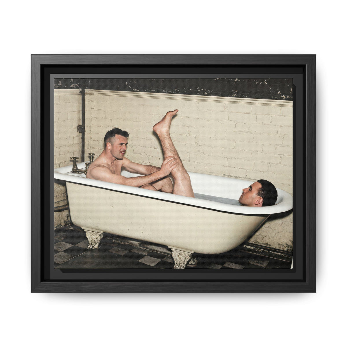 paire 162 | Framed Vintage Photo - Matte Canvas