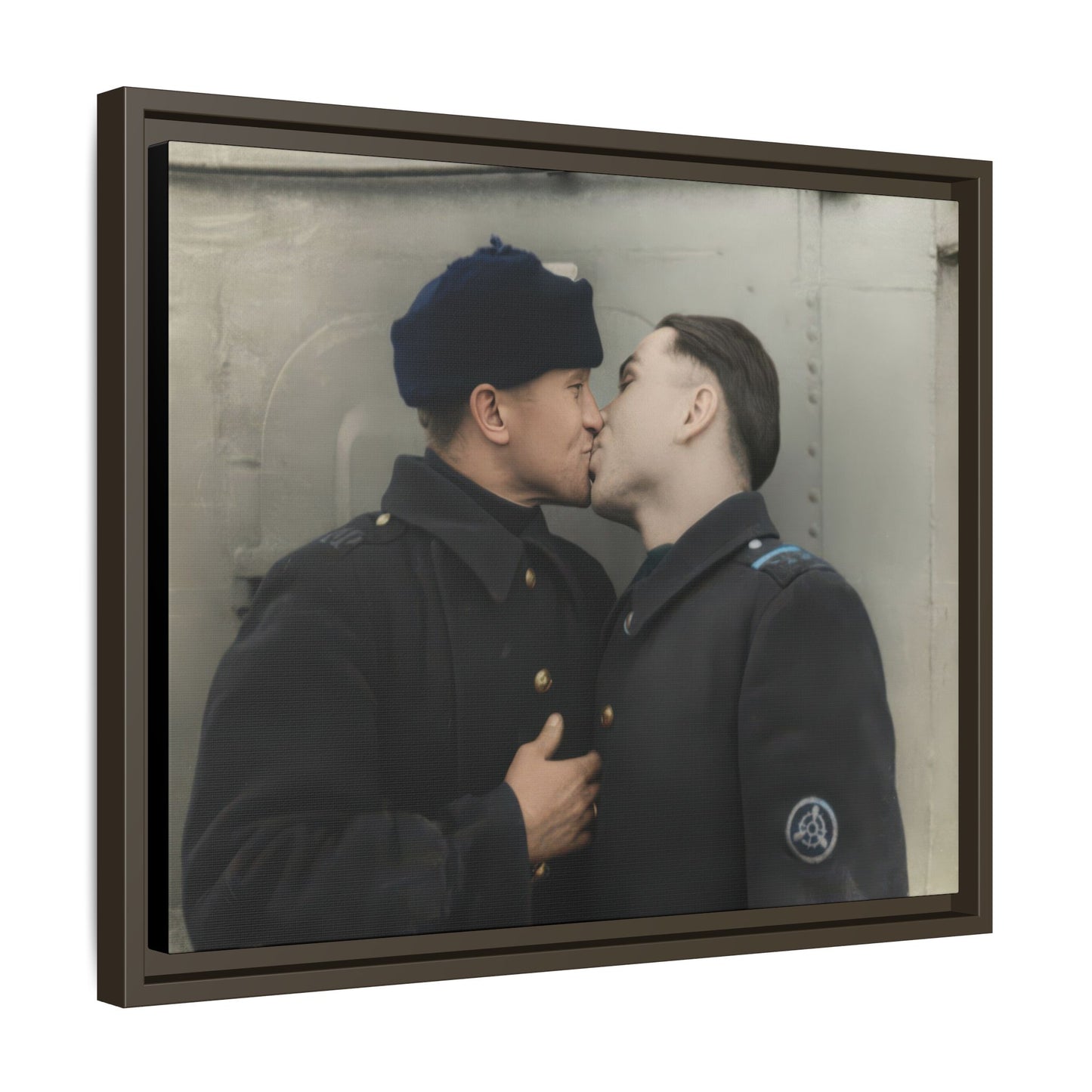 paire 004 | Framed Vintage Photo - Matte Canvas