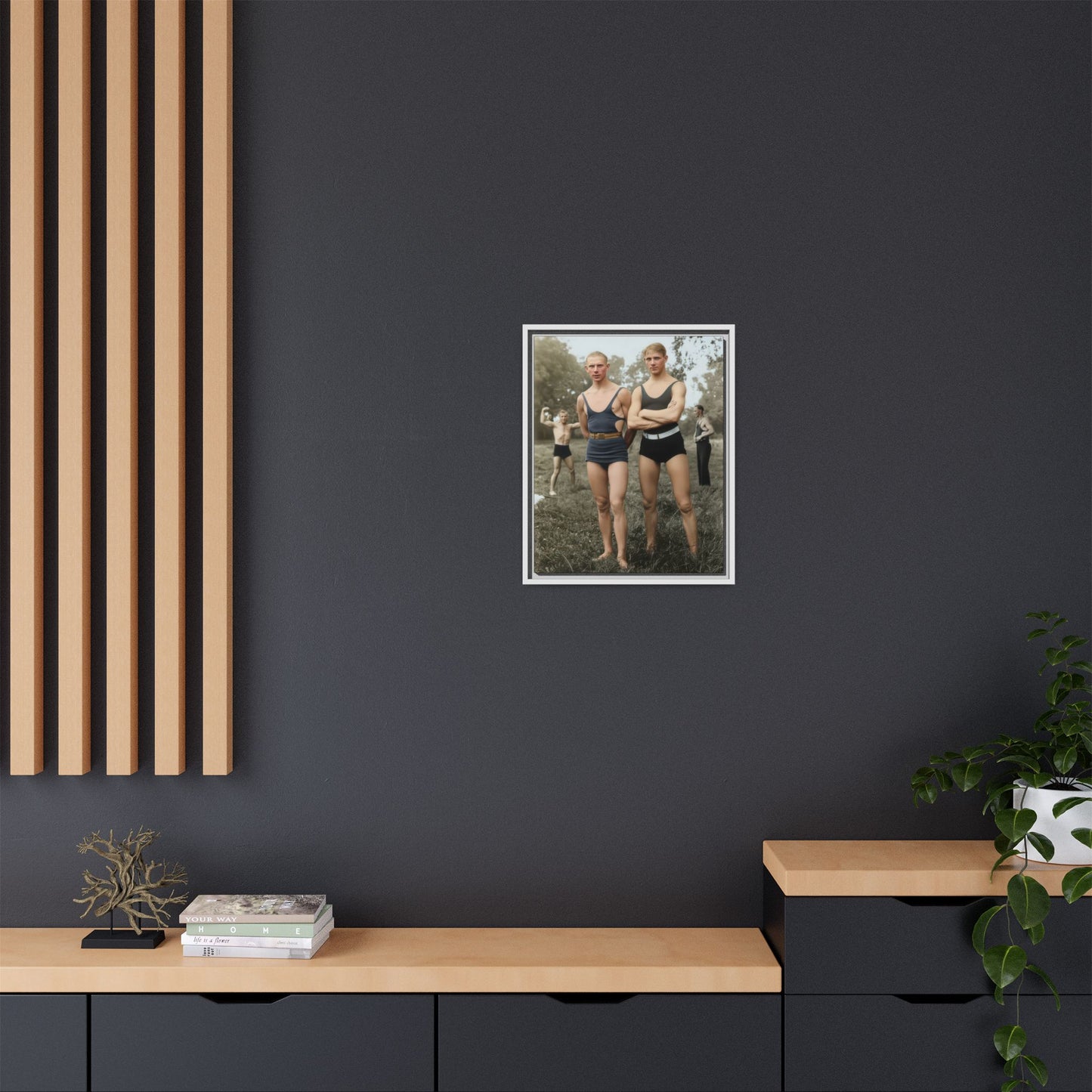 nager 037 | Framed Vintage Photo - Matte Canvas