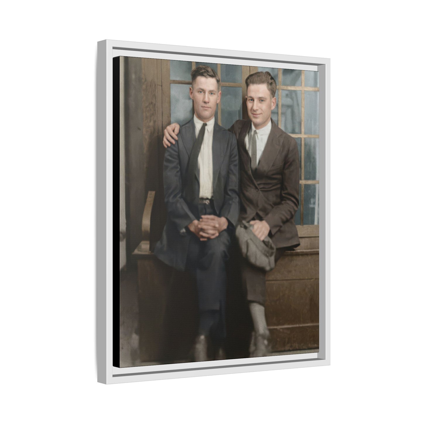 paire 105 | Framed Vintage Photo - Matte Canvas
