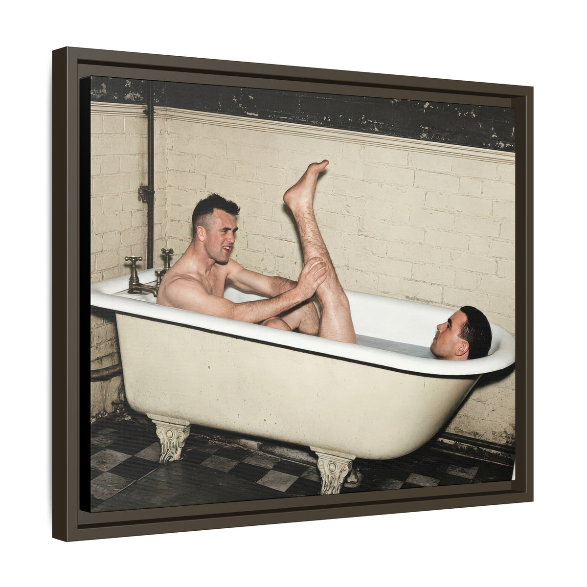 paire 162 | Framed Vintage Photo - Matte Canvas