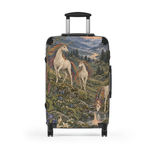 The Rainbow Vale | Three Unicorns Aesthetic Movement Carry-On Suitcase