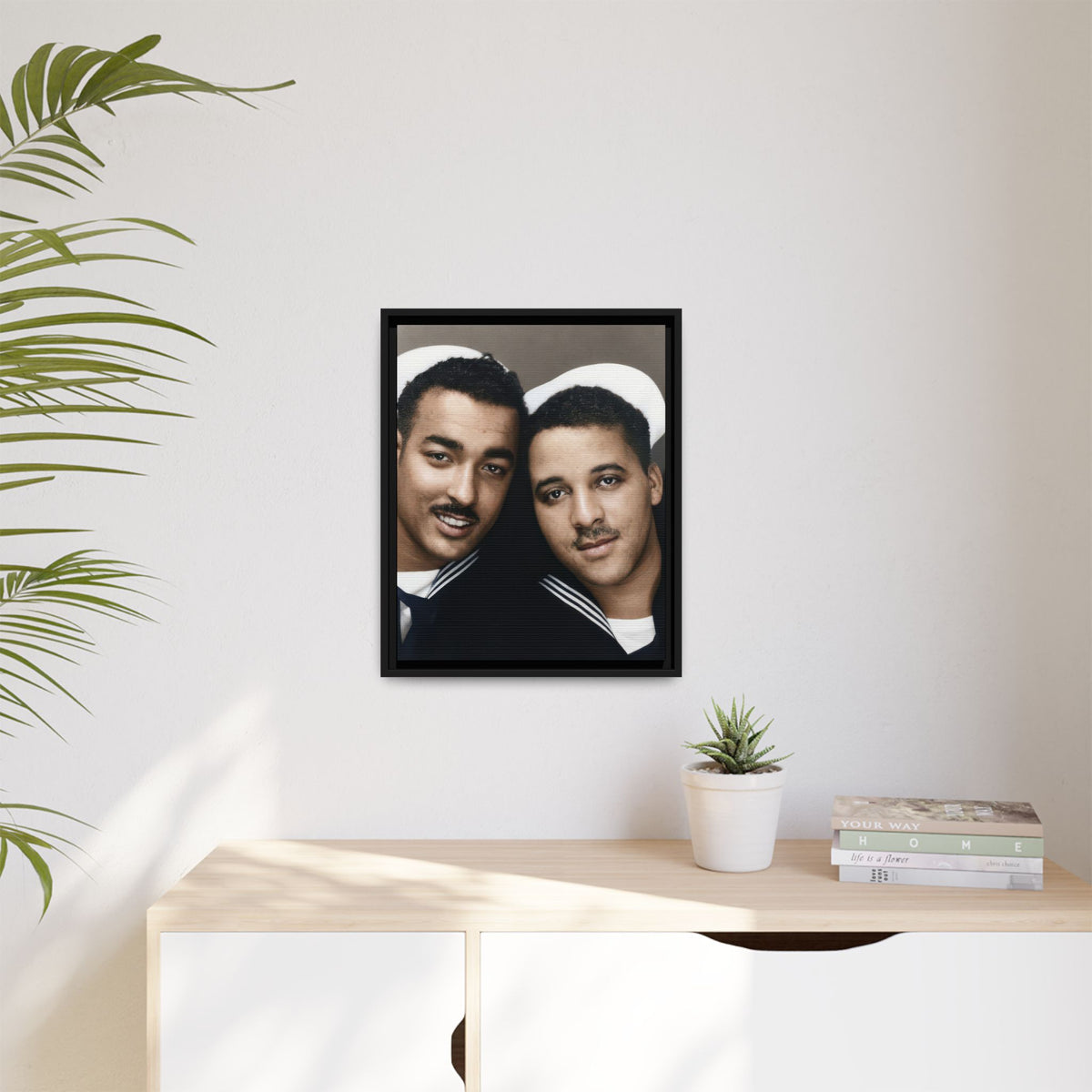 paire 157 | Framed Vintage Photo - Matte Canvas