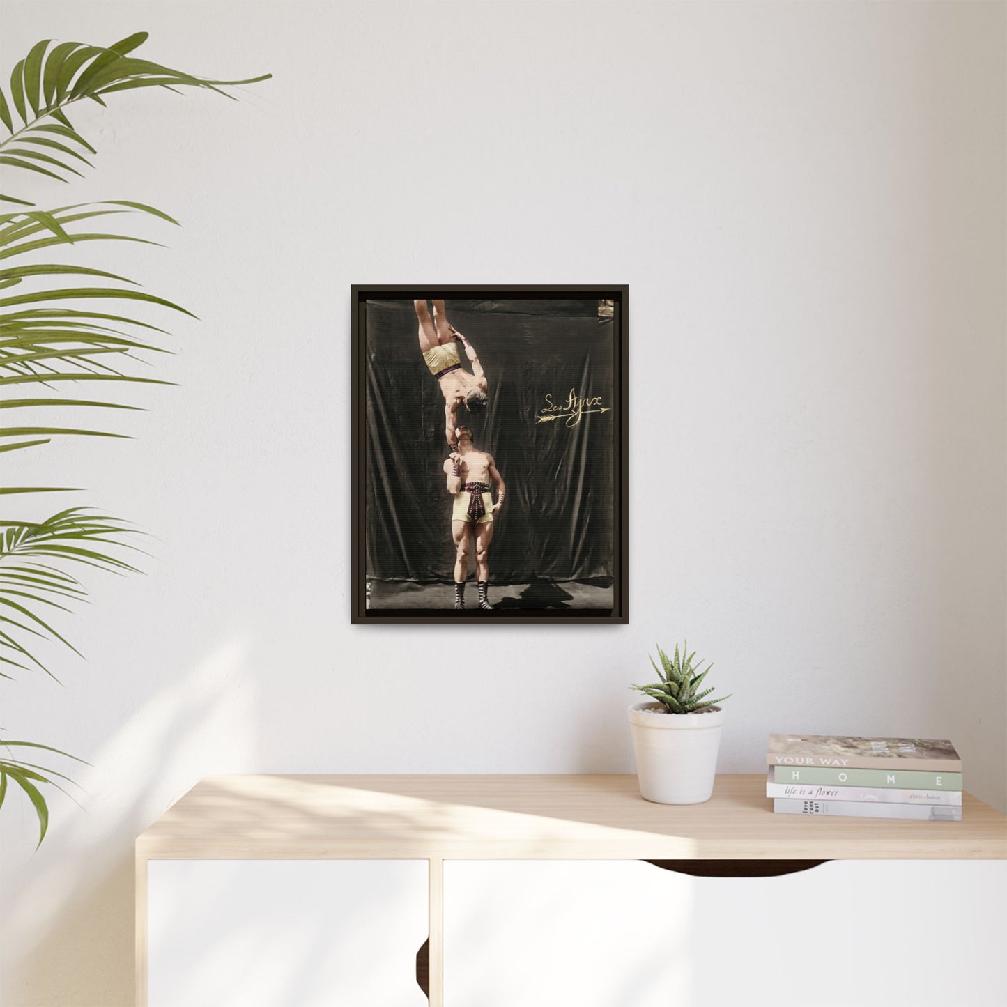 athlétisme 016 | Framed Vintage Photo - Matte Canvas