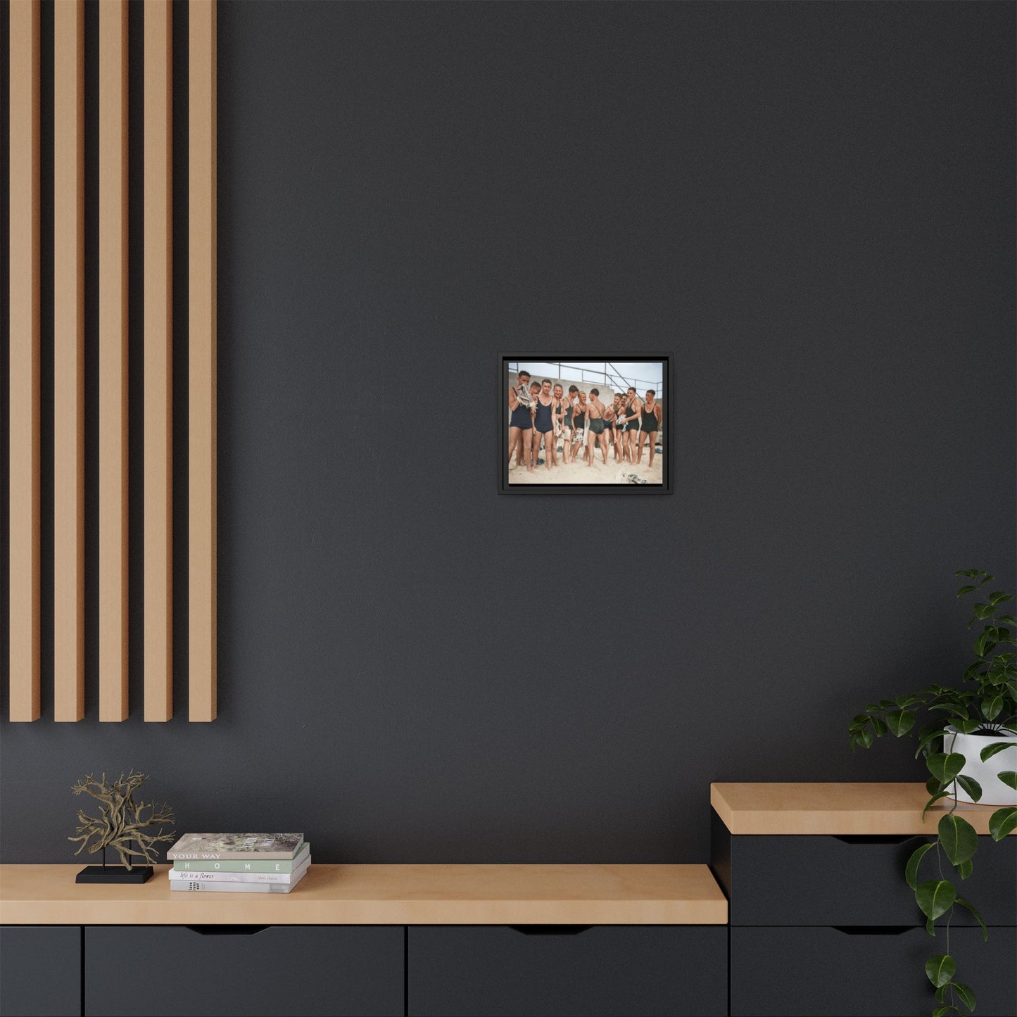 nager 007 | Framed Vintage Photo - Matte Canvas