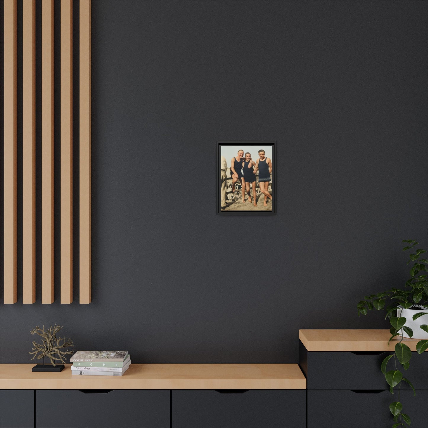 nager 044 | Framed Vintage Photo - Matte Canvas