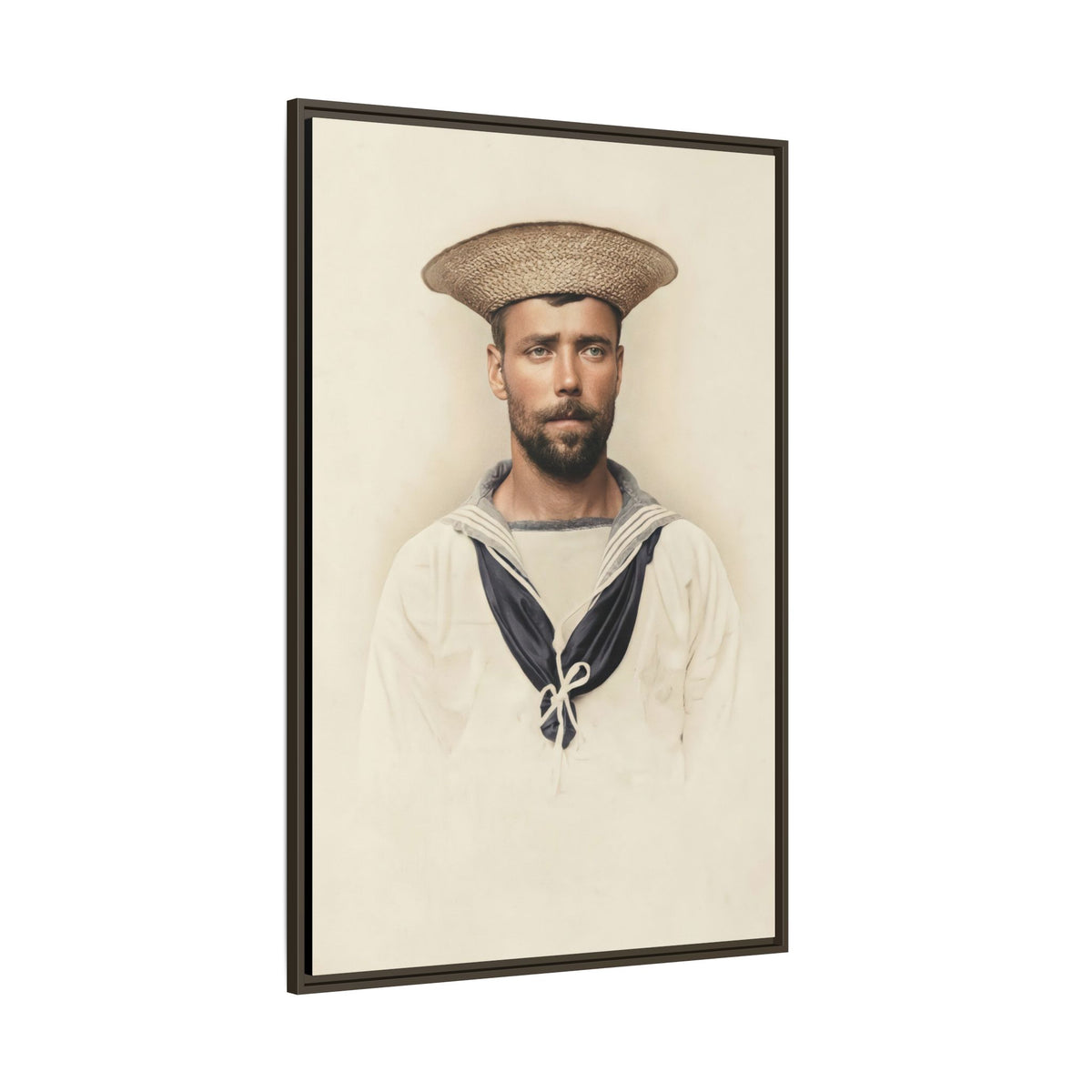 celibataire 020 | Framed Vintage Photo - Matte Canvas