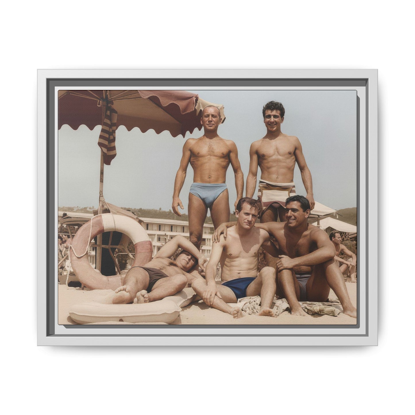 nager 033 | Framed Vintage Photo - Matte Canvas
