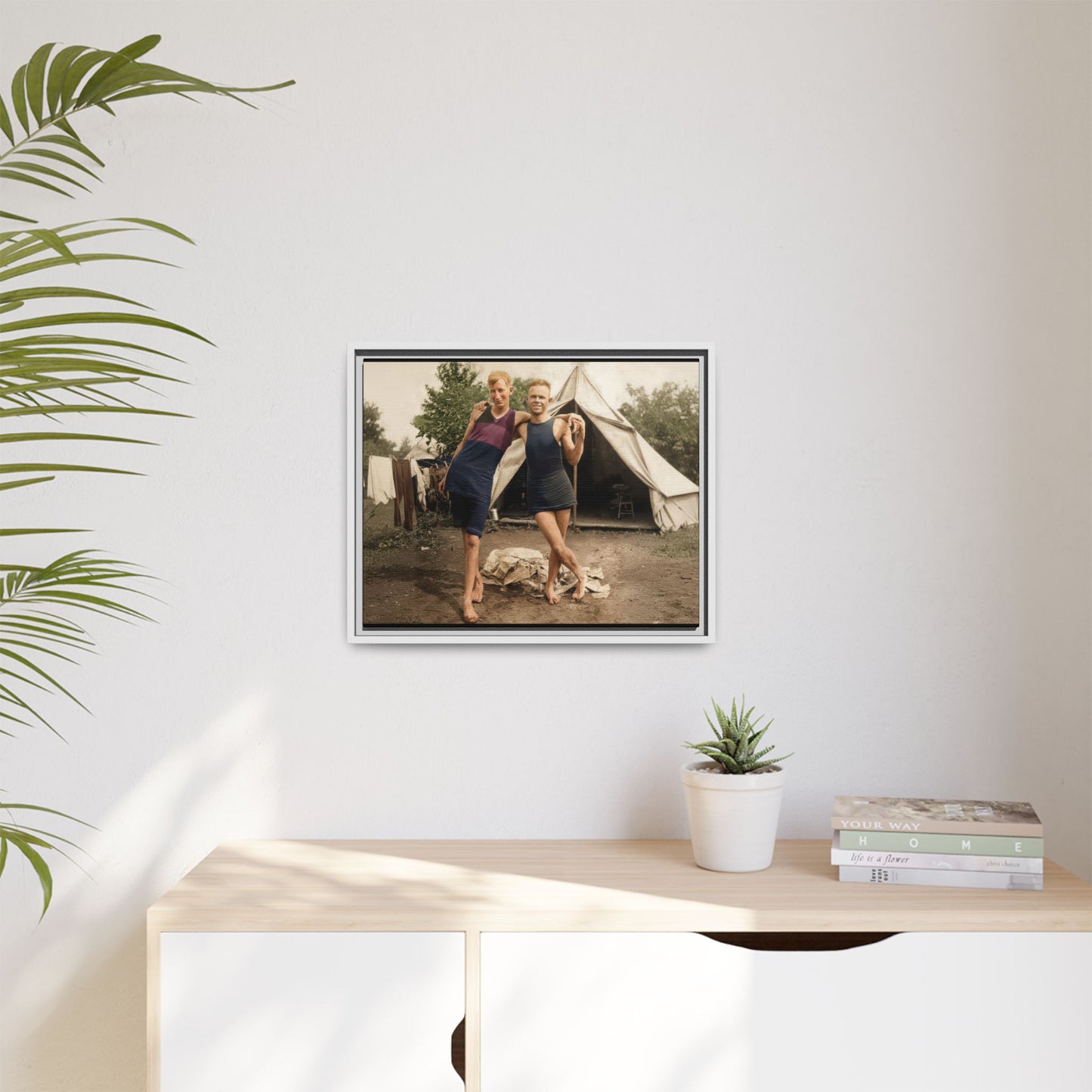 nager 040 | Framed Vintage Photo - Matte Canvas