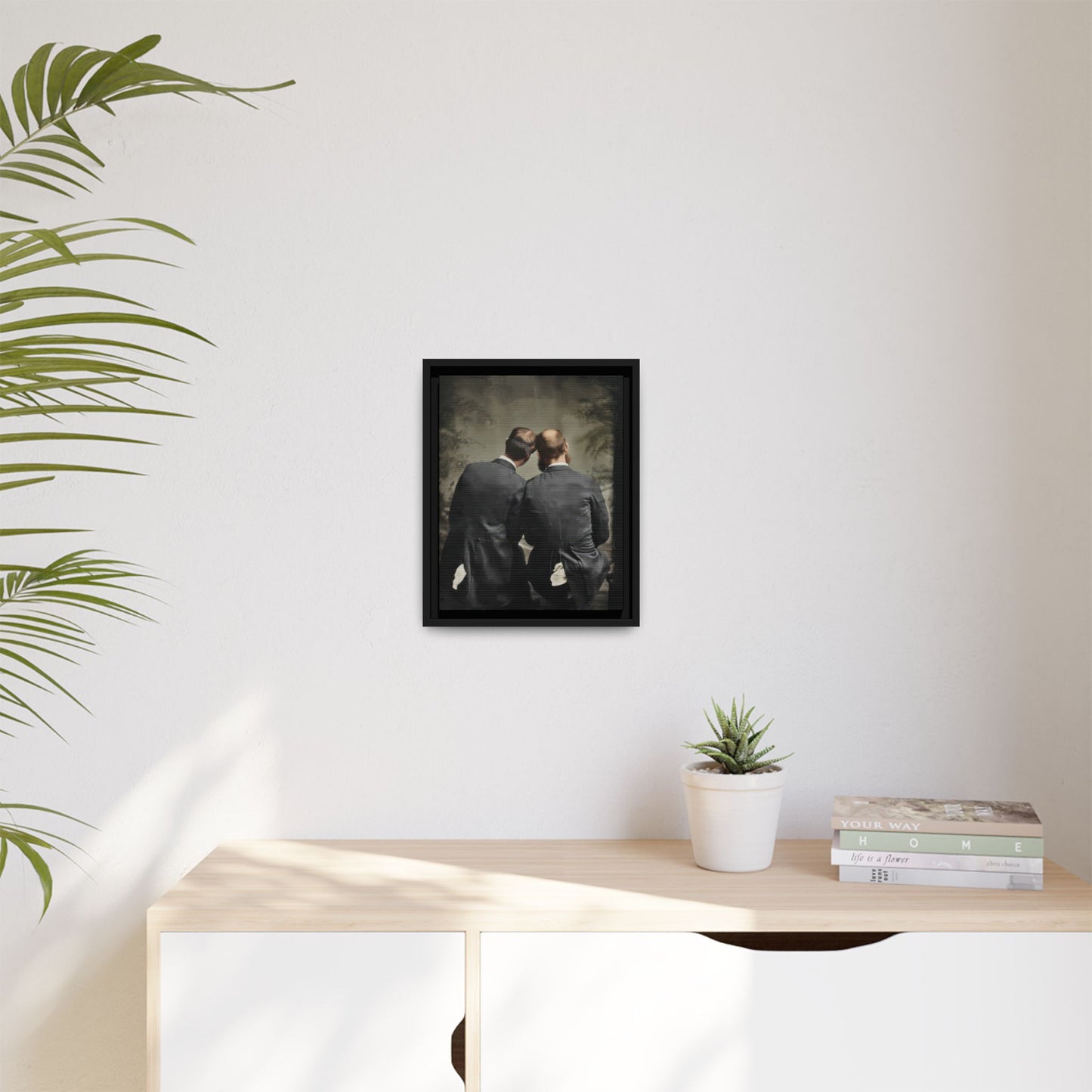 paire 115 | Framed Vintage Photo - Matte Canvas