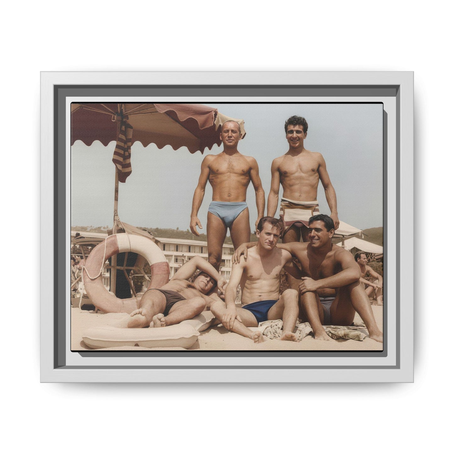 nager 033 | Framed Vintage Photo - Matte Canvas
