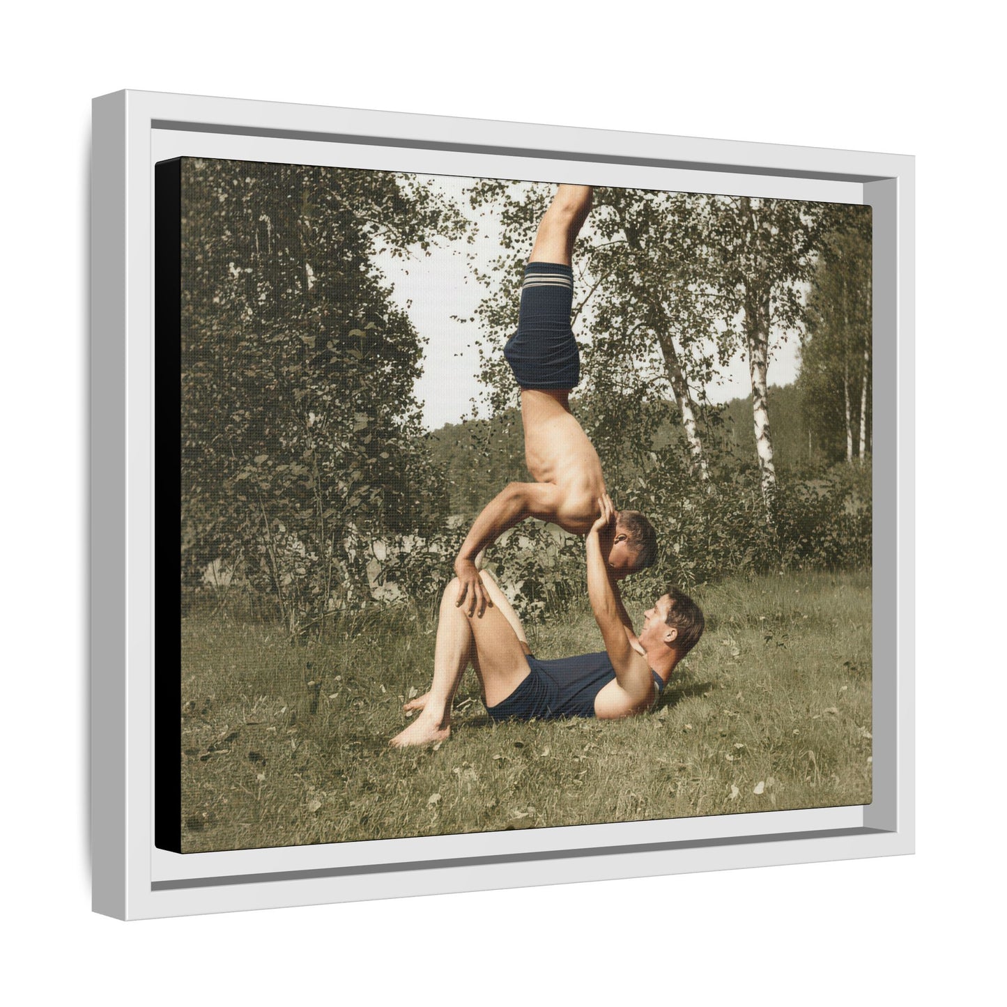 nager 017 | Framed Vintage Photo - Matte Canvas
