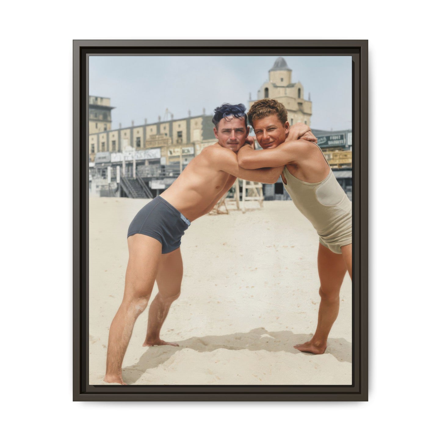 nager 014 | Framed Vintage Photo - Matte Canvas