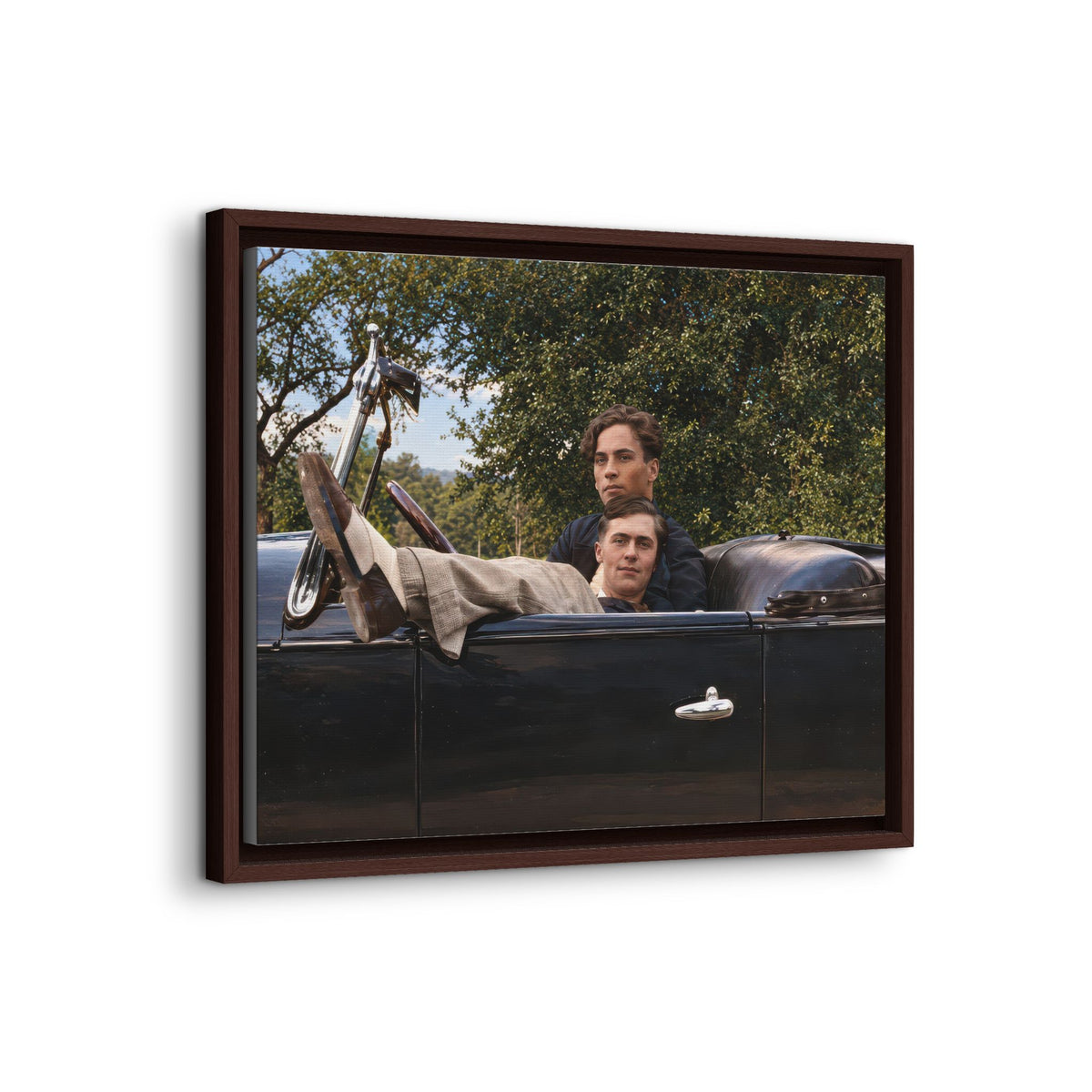 paire 164 | Framed Vintage Photo - Matte Canvas
