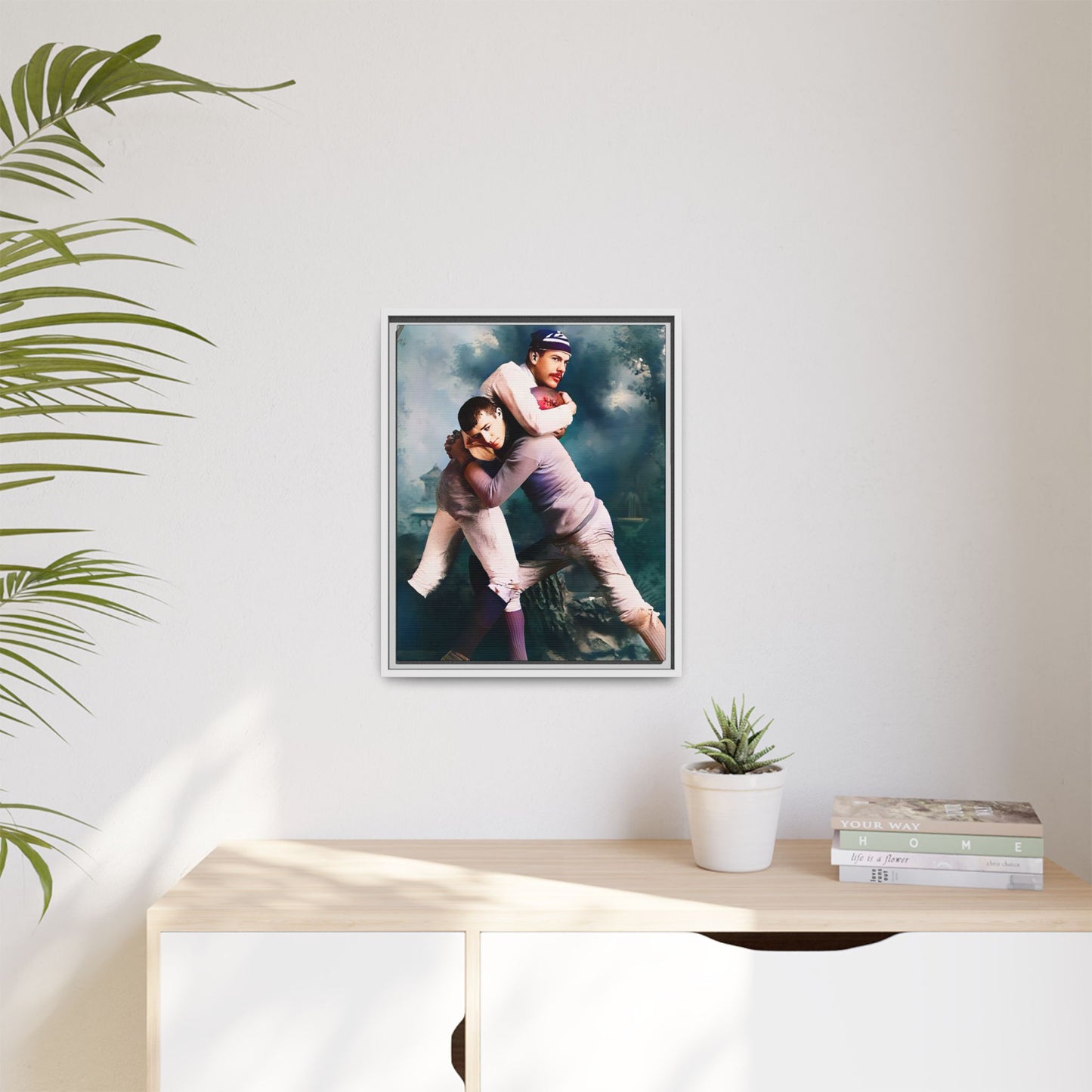 paire 053 | Framed Vintage Photo - Matte Canvas