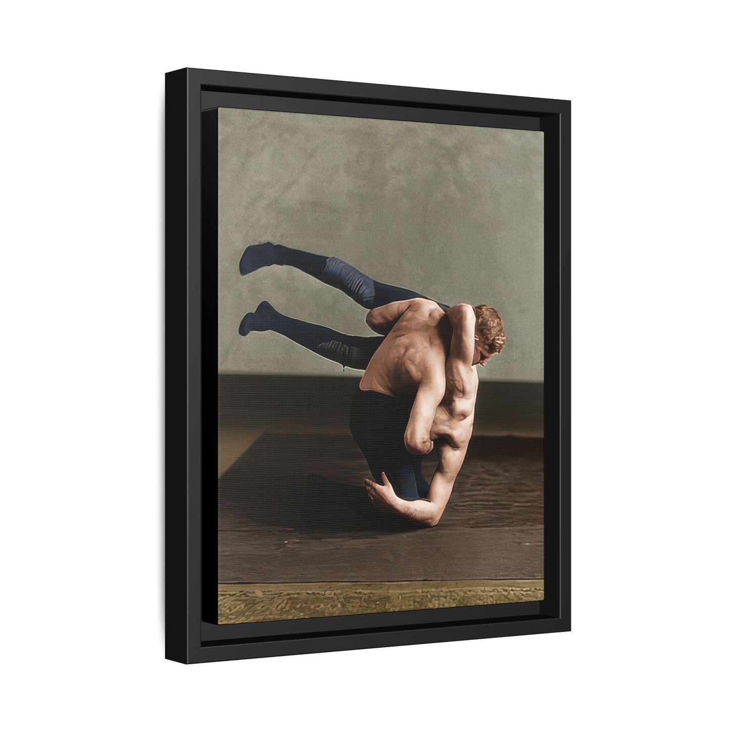 athlétisme 026 | Framed Vintage Photo - Matte Canvas