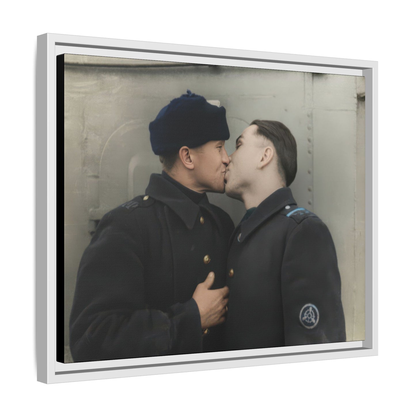 paire 004 | Framed Vintage Photo - Matte Canvas
