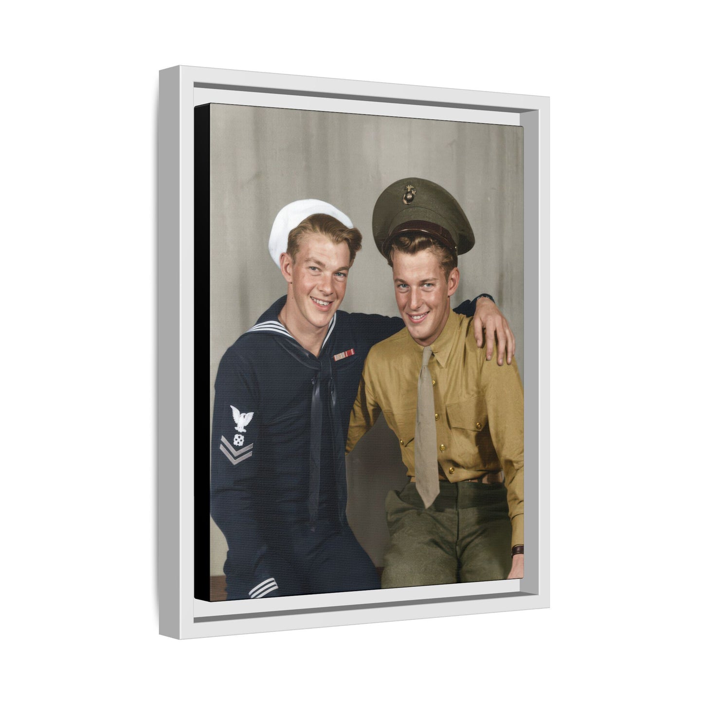 paire 132 | Framed Vintage Photo - Matte Canvas
