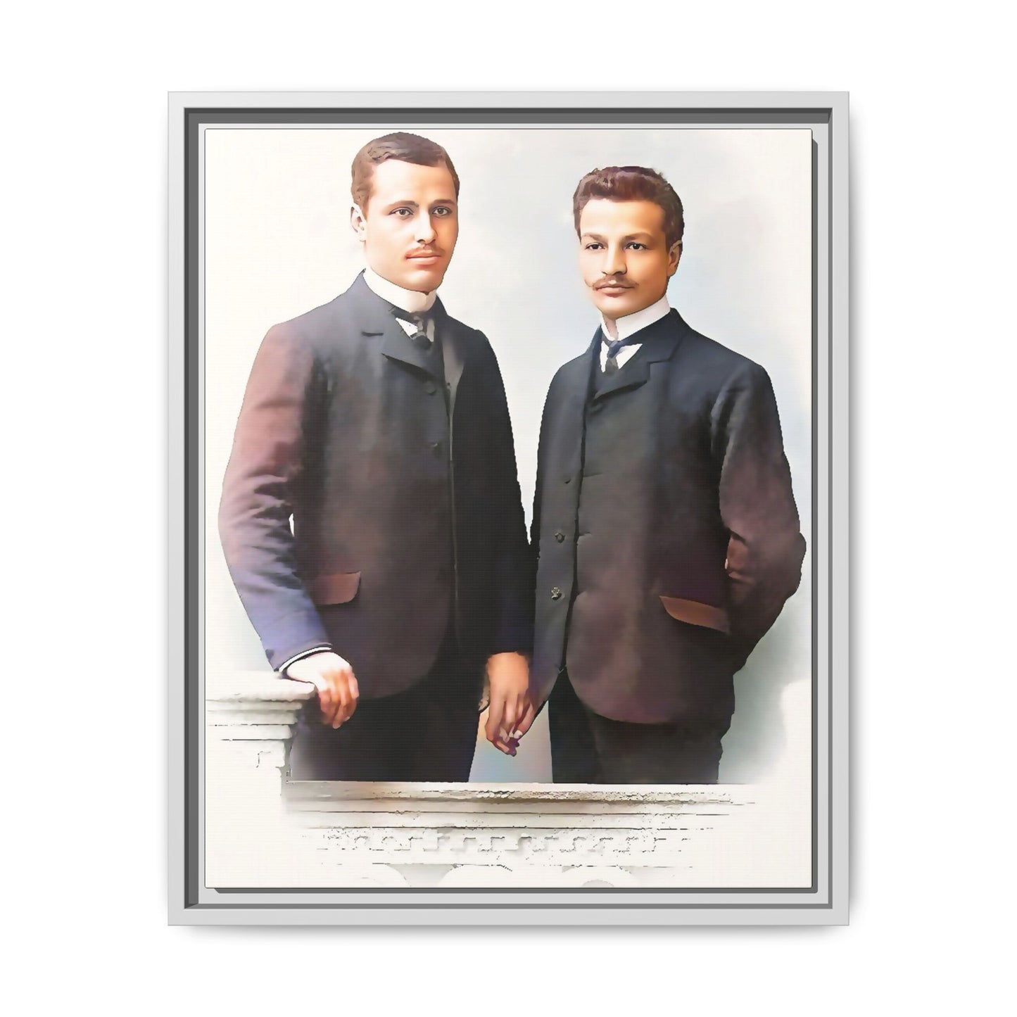 paire 012 | Framed Vintage Photo - Matte Canvas