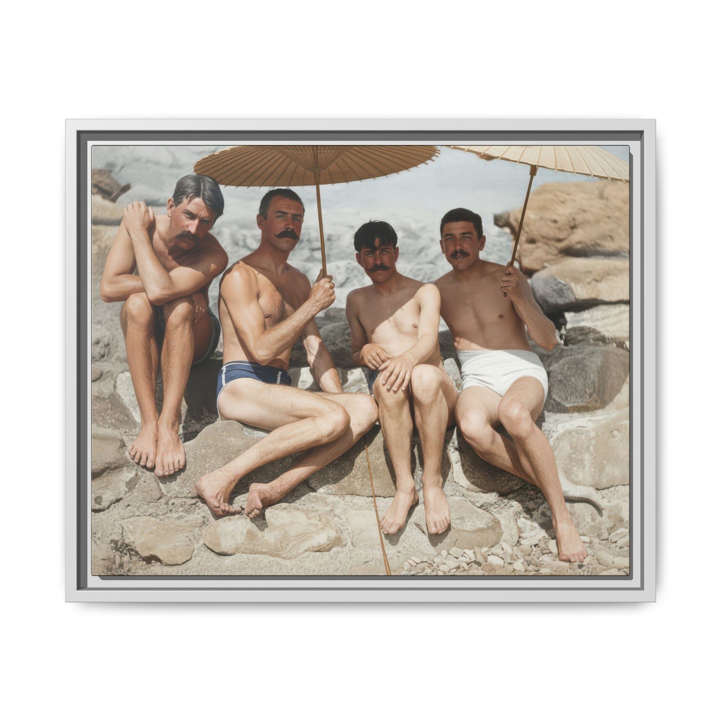 nager 030 | Framed Vintage Photo - Matte Canvas