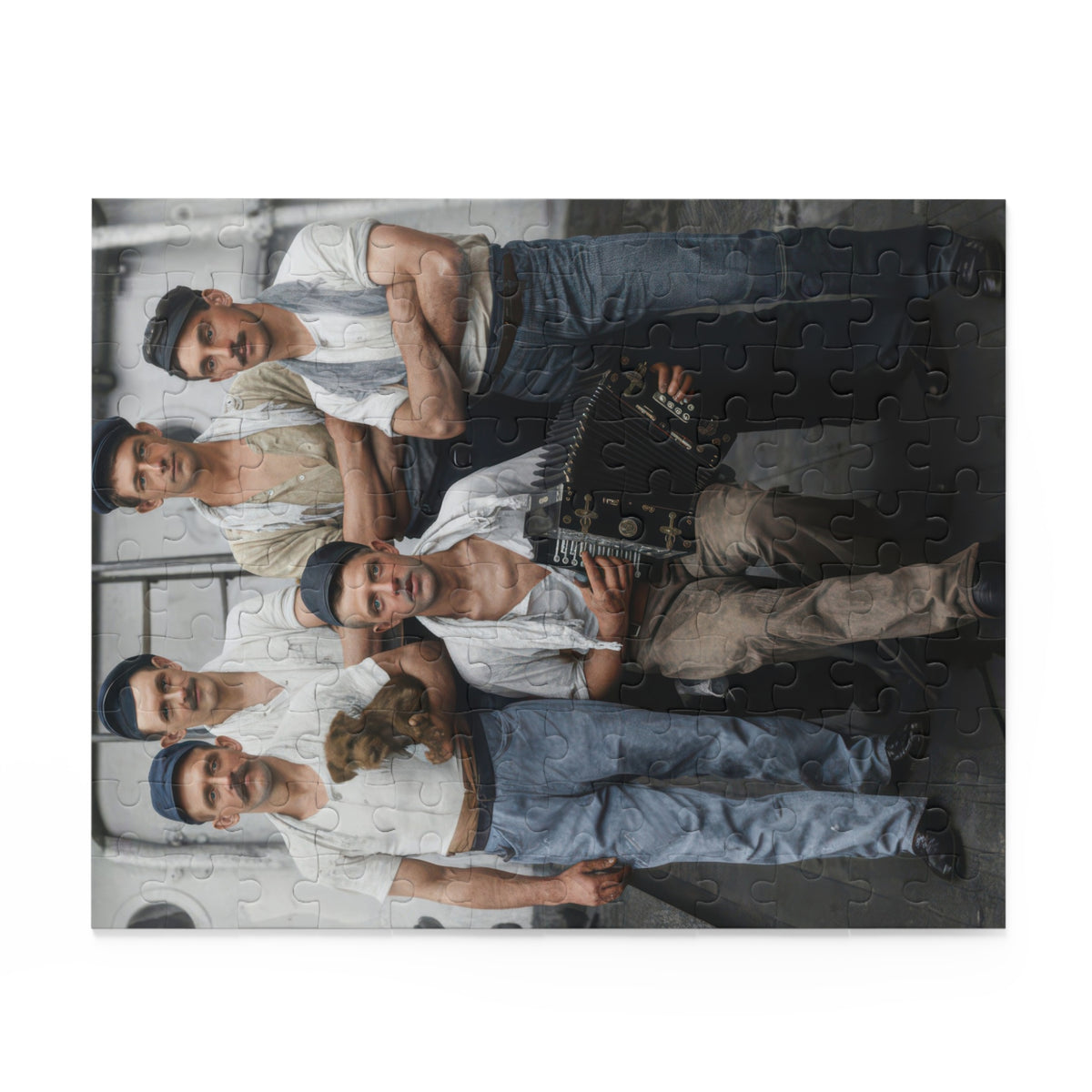 Accordion & Company on Deck Jigsaw Puzzle | LGBTQ+ Heritage | hommes 002