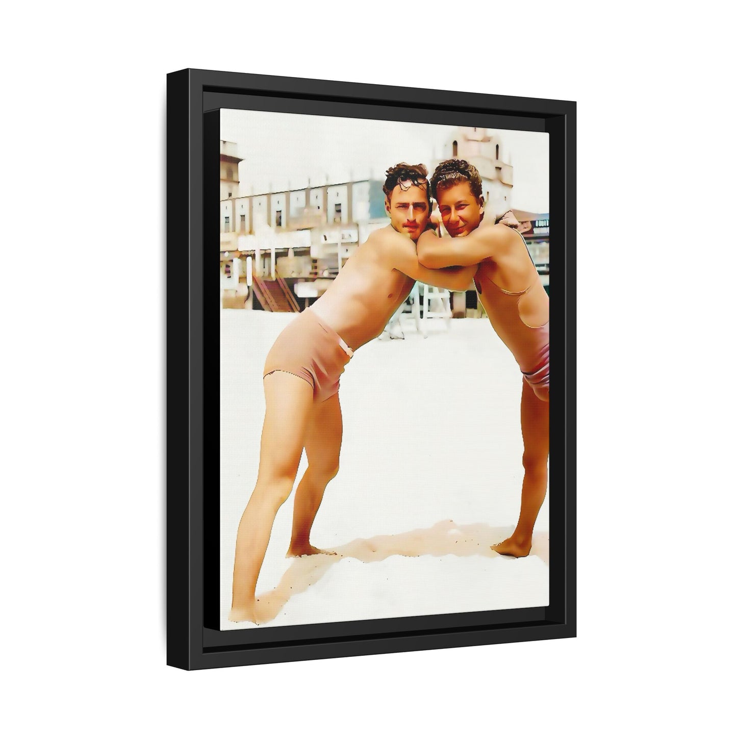 nager 014 | Framed Vintage Photo - Matte Canvas