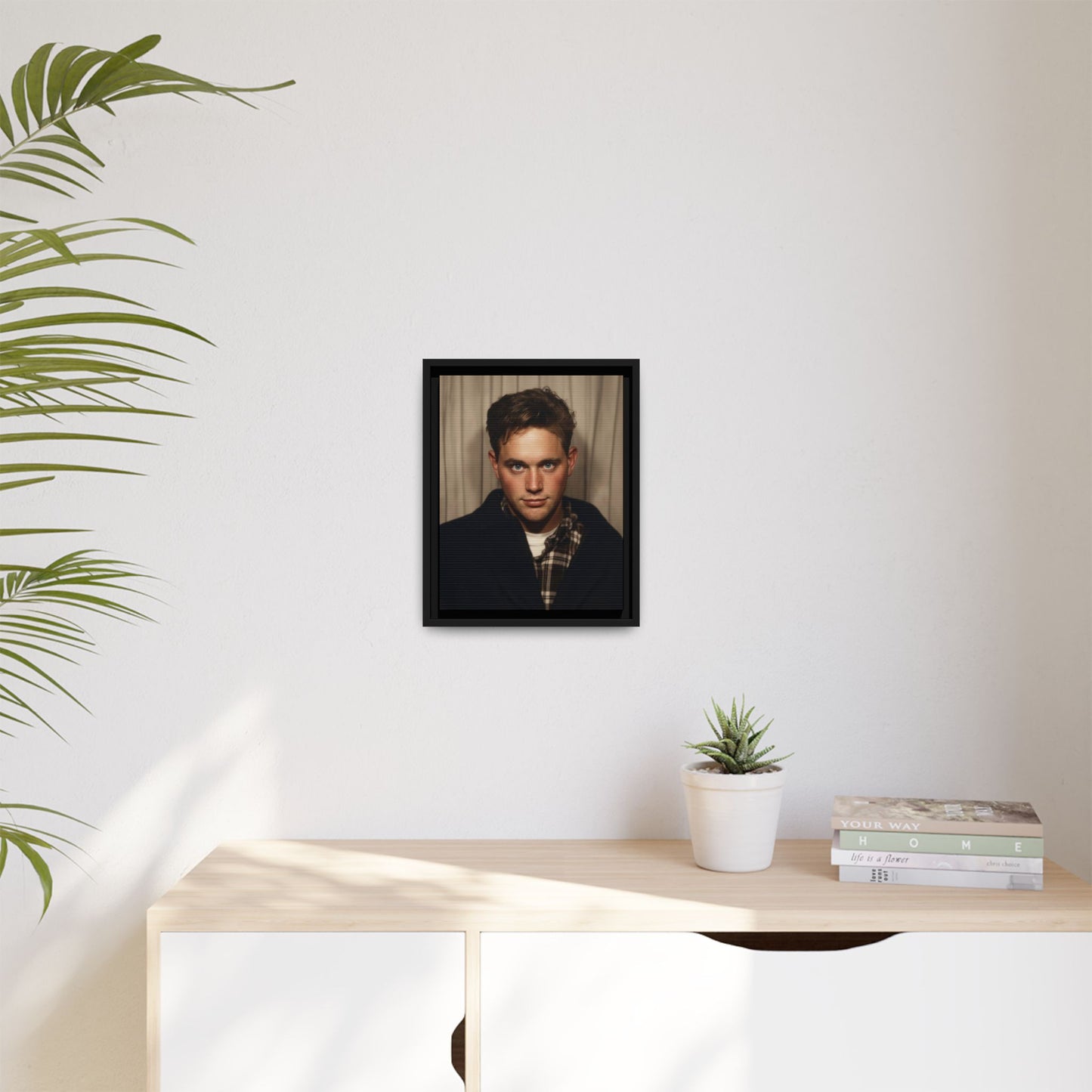celibataire 001 | Framed Vintage Photo - Matte Canvas
