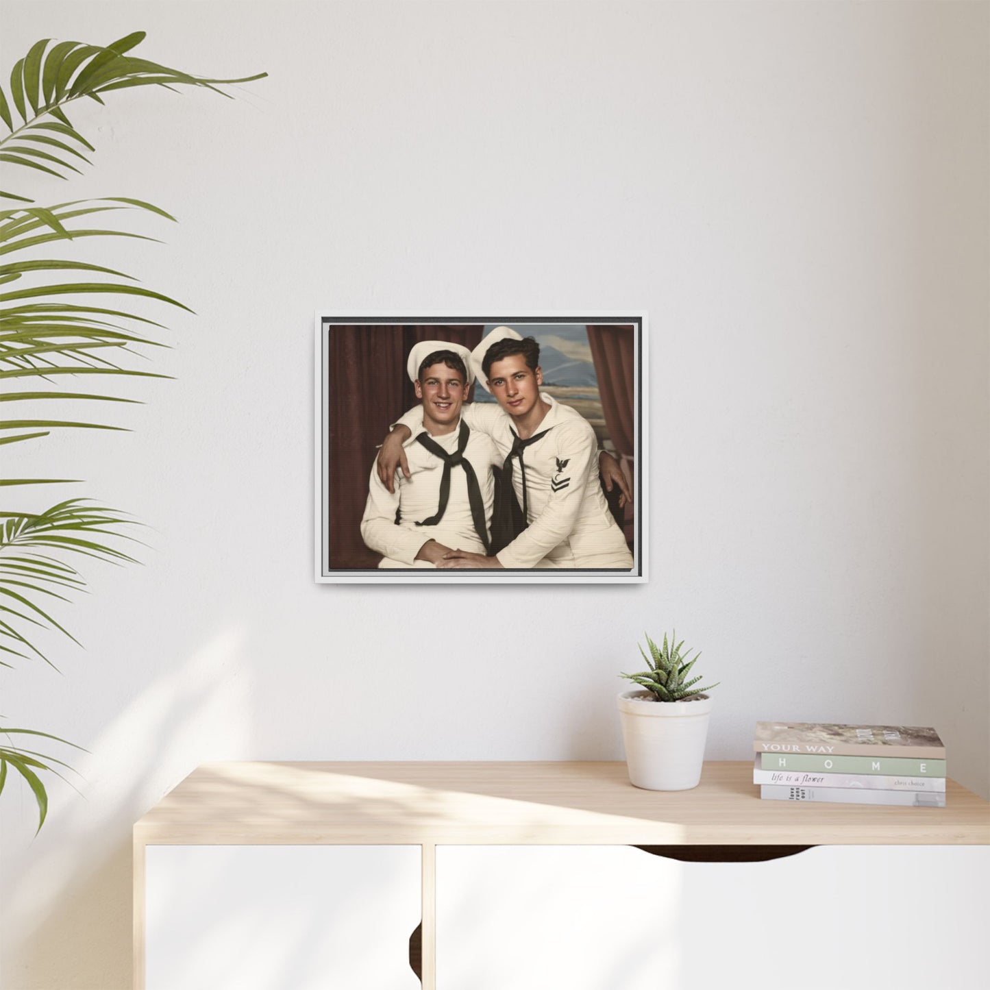 paire 050 | Framed Vintage Photo - Matte Canvas