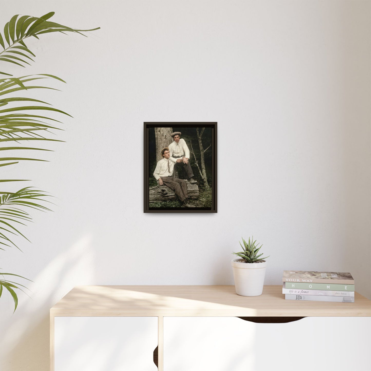 paire 140 | Framed Vintage Photo - Matte Canvas