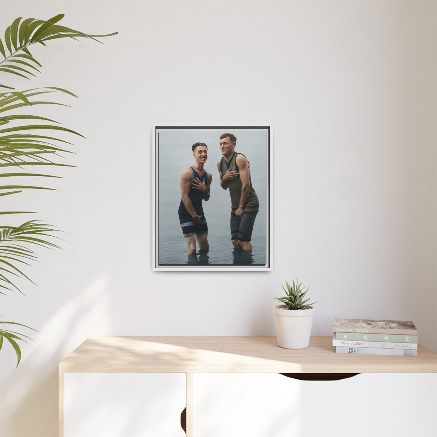 nager 043 | Framed Vintage Photo - Matte Canvas