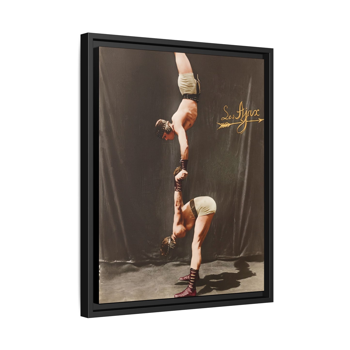 athlétisme 014 | Framed Vintage Photo - Matte Canvas