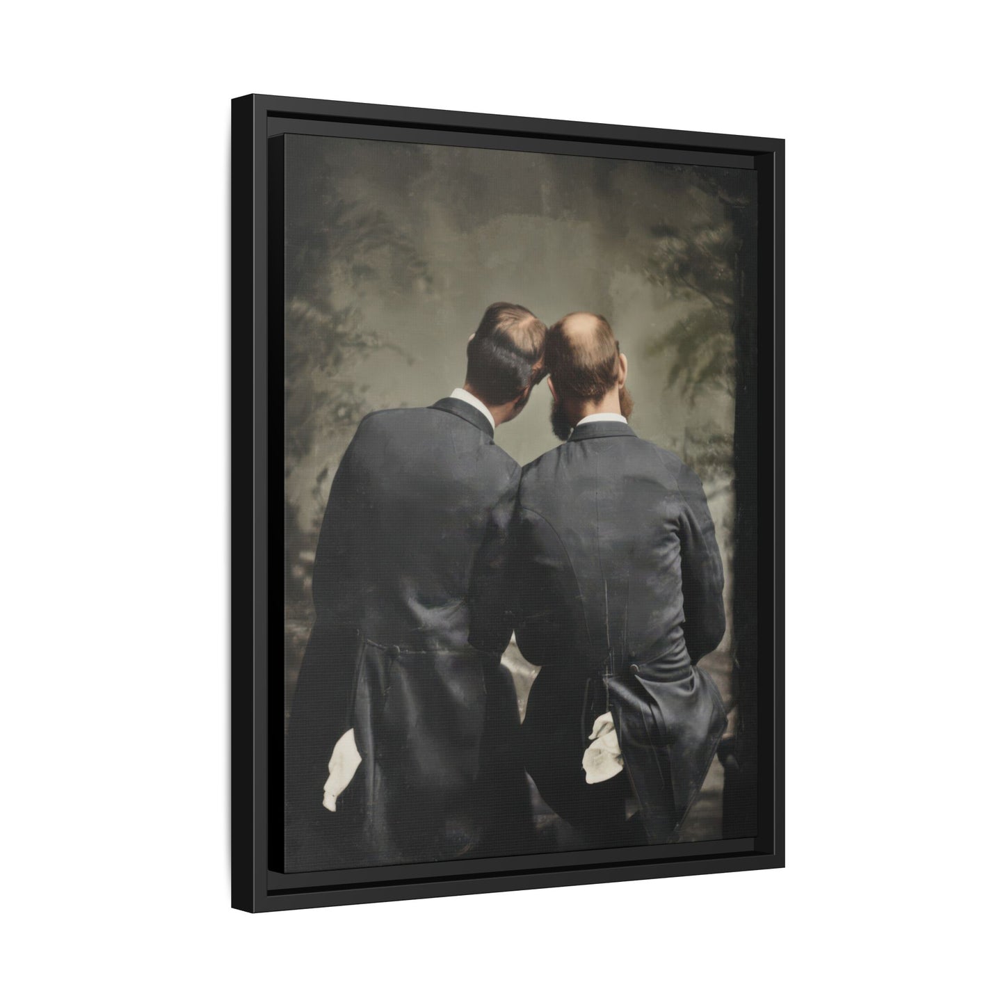 paire 115 | Framed Vintage Photo - Matte Canvas
