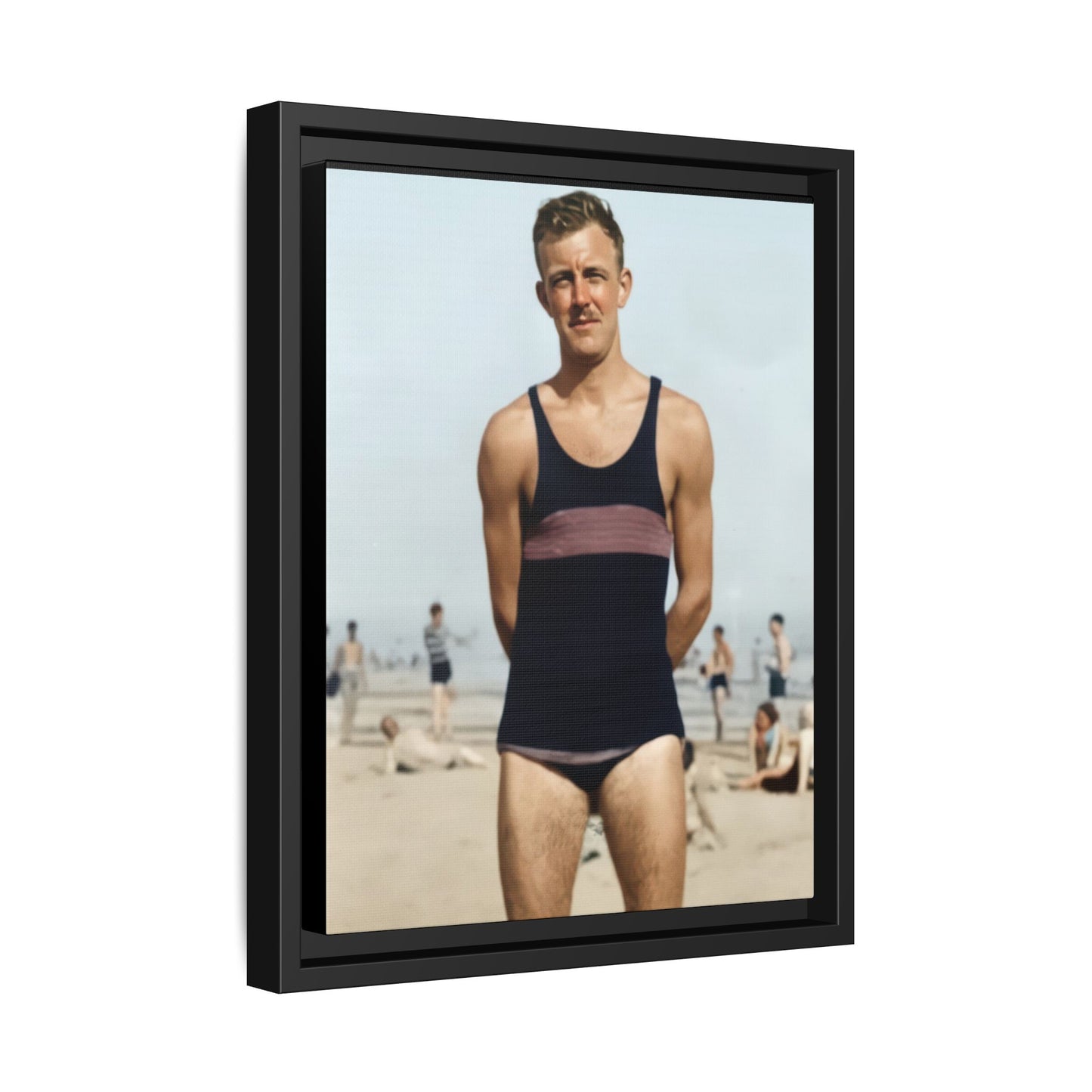 nager 023 | Framed Vintage Photo - Matte Canvas