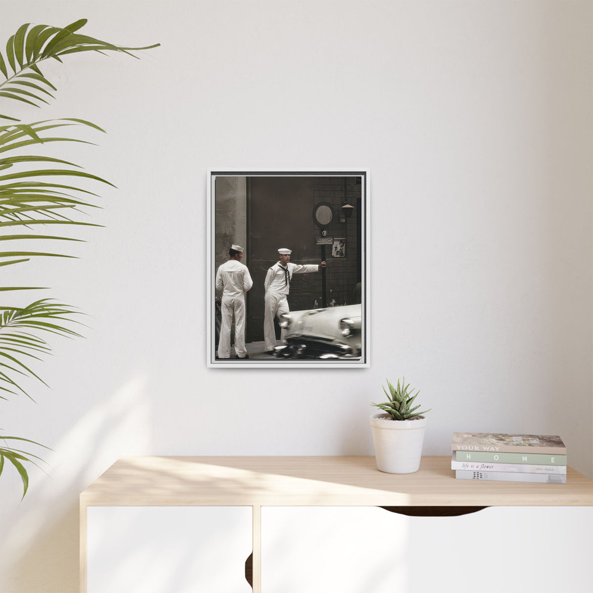 paire 151 | Framed Vintage Photo - Matte Canvas