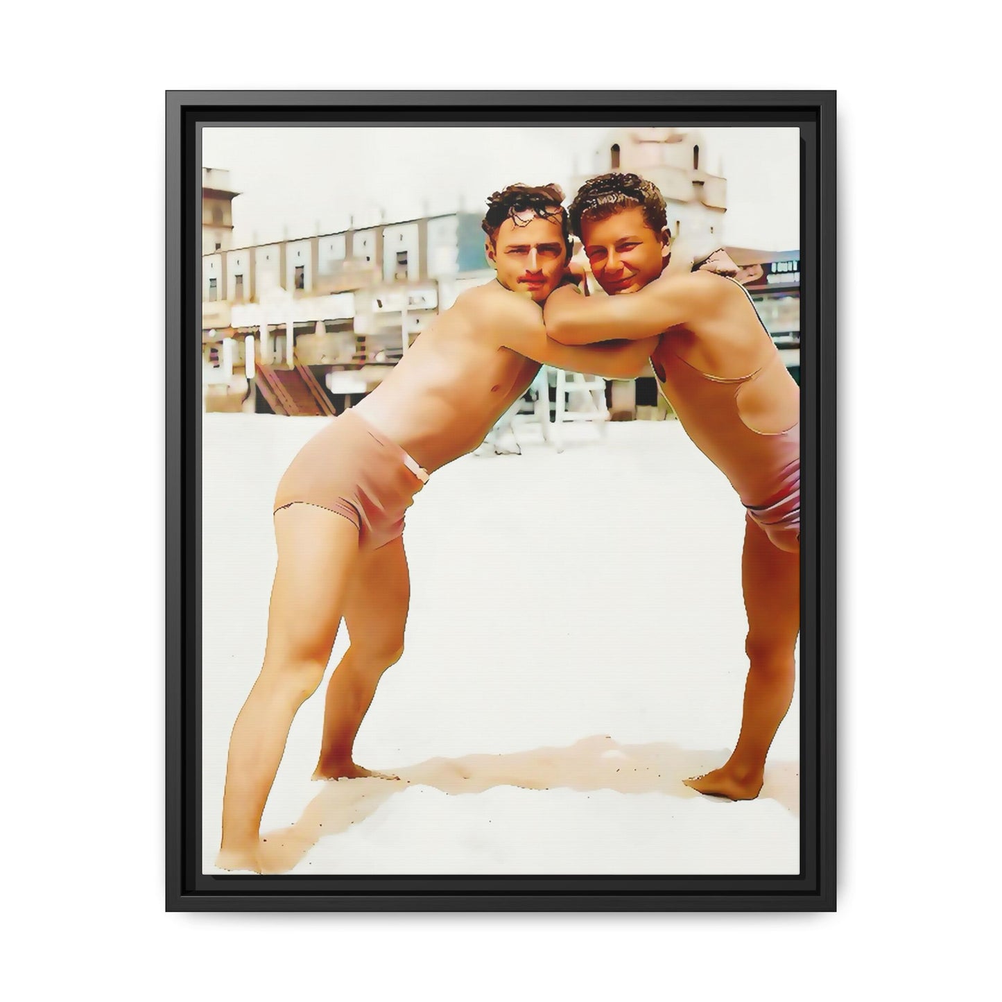 nager 014 | Framed Vintage Photo - Matte Canvas