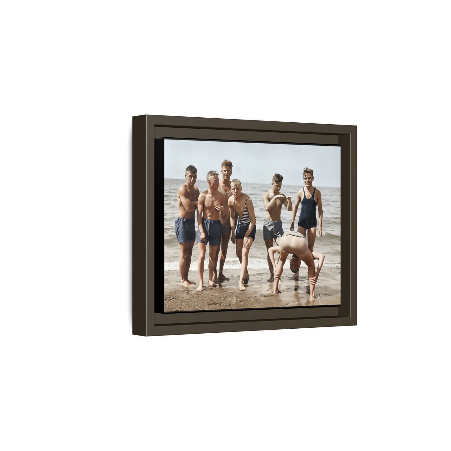 nager 045 | Framed Vintage Photo - Matte Canvas