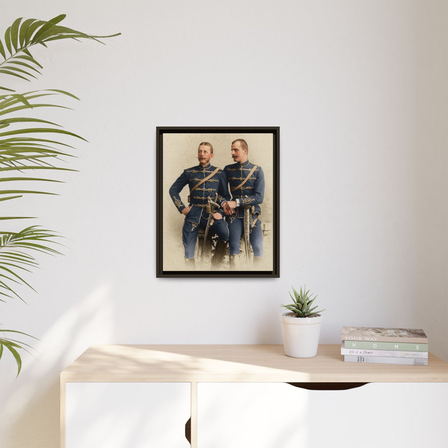 paire 139 | Framed Vintage Photo - Matte Canvas