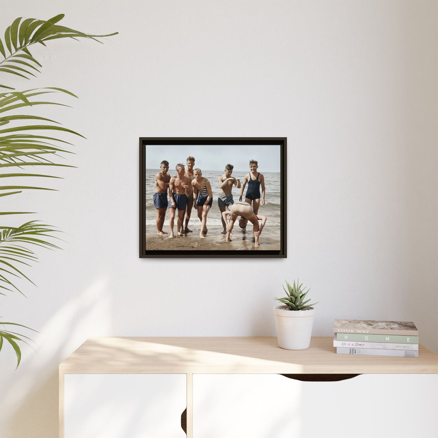 nager 045 | Framed Vintage Photo - Matte Canvas